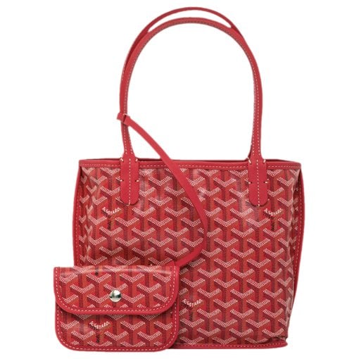 Goyard Anjou leather bag