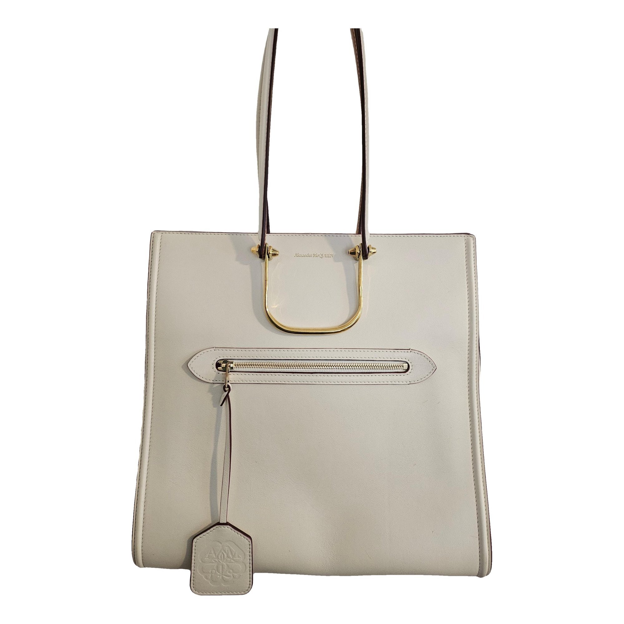Leather tote