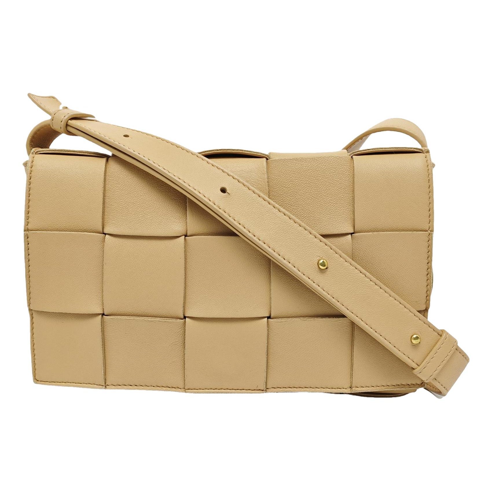 Cassette leather crossbody bag