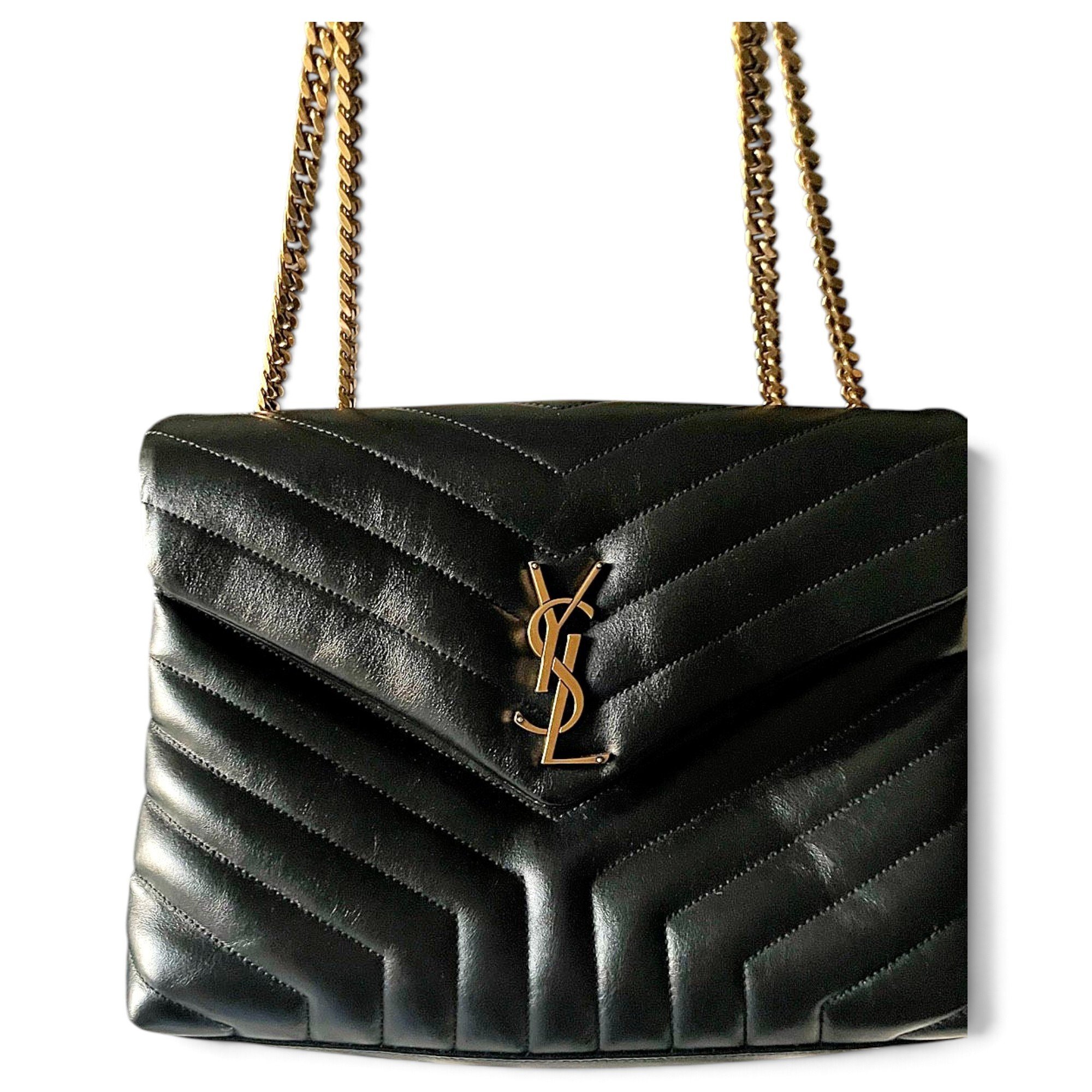 Saint Laurent Loulou Puffer leather handbag