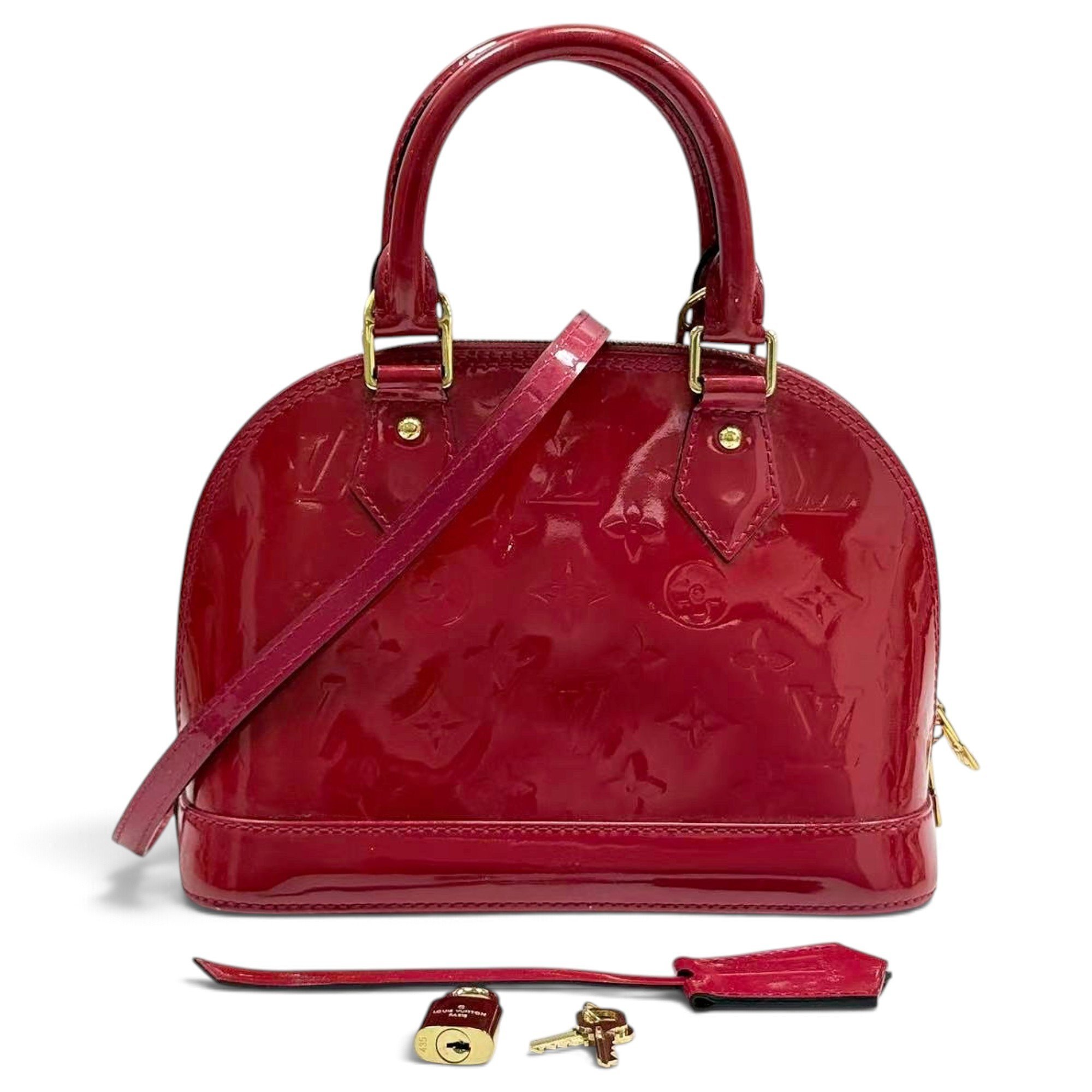 Alma BB patent leather handbag