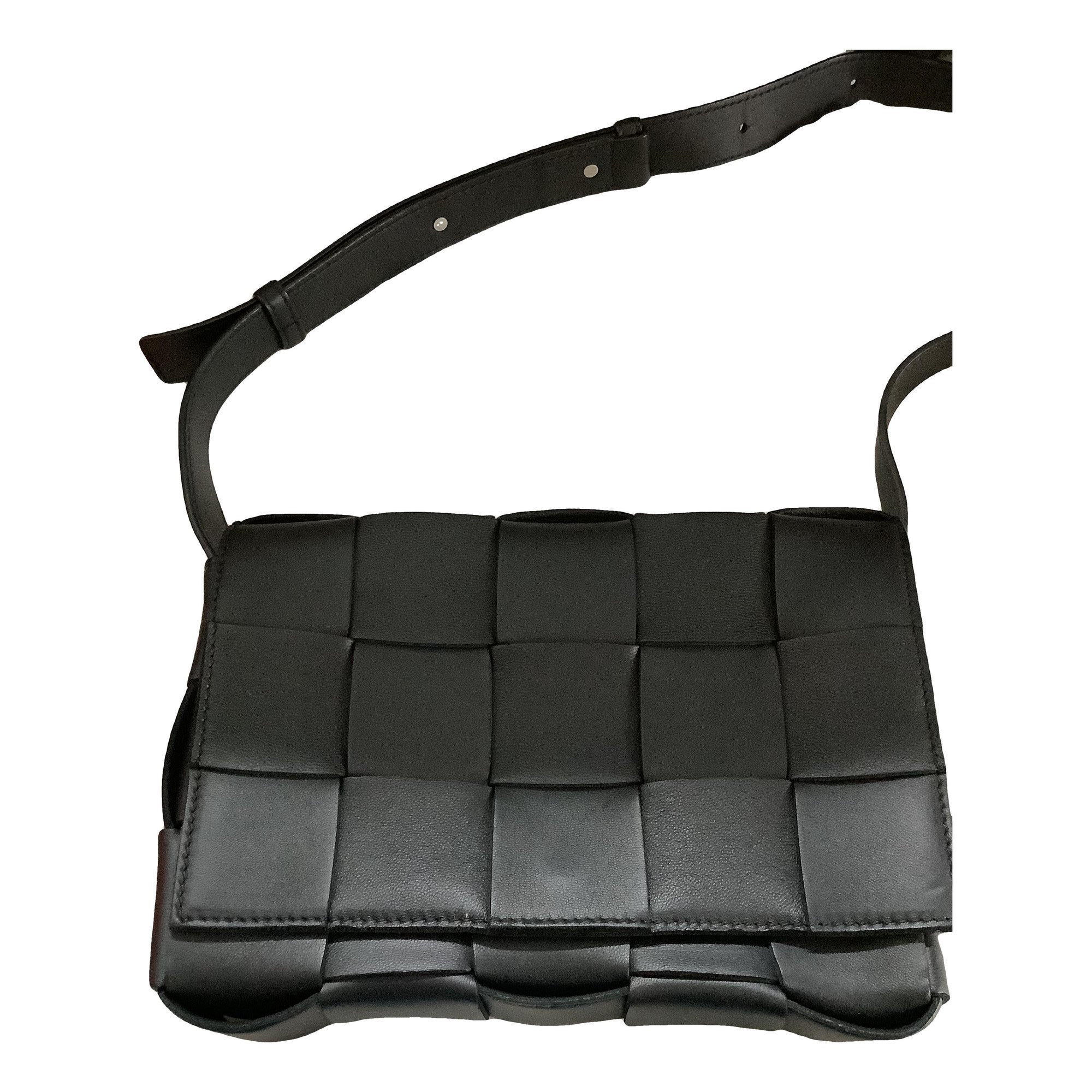 Cassette leather handbag