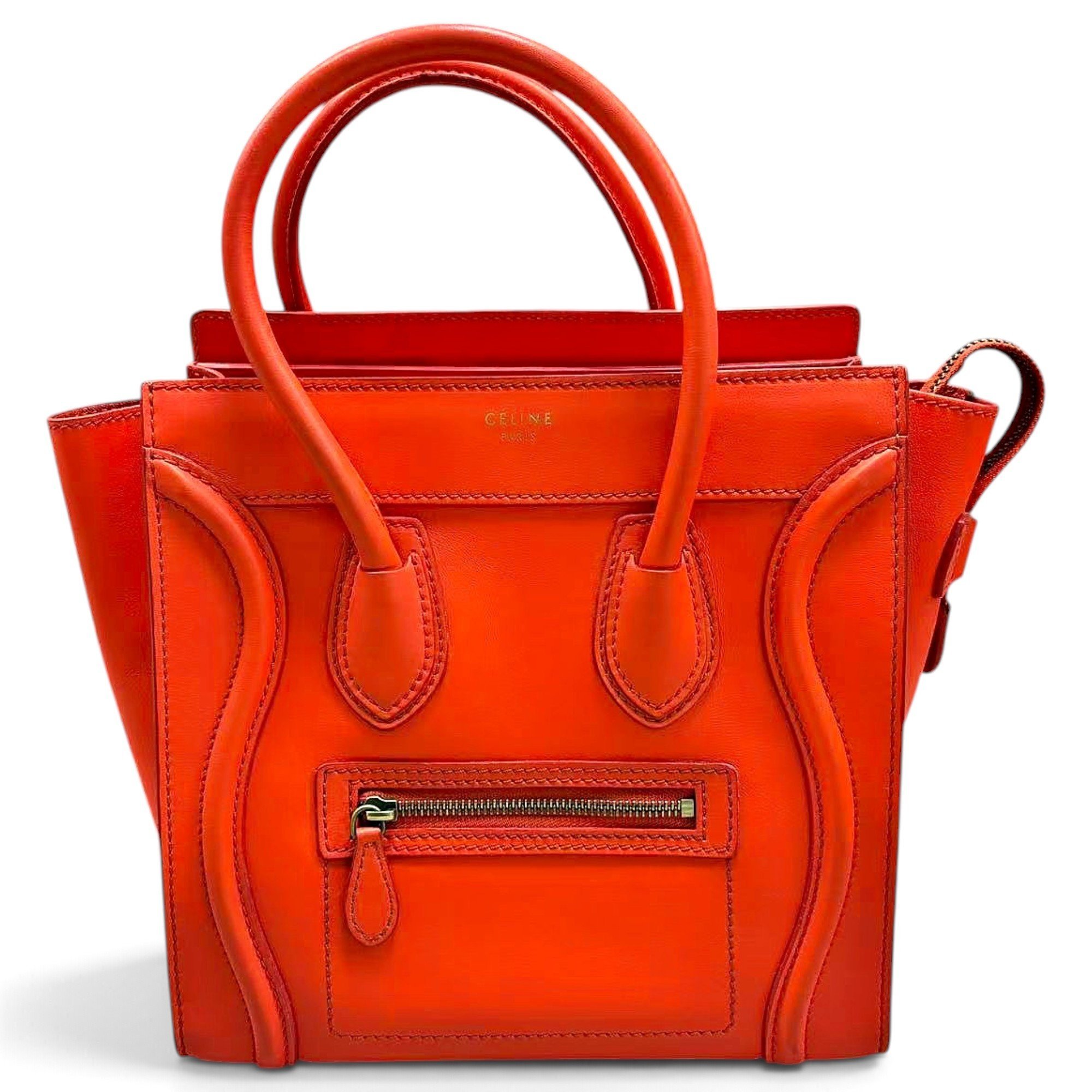 Luggage leather handbag