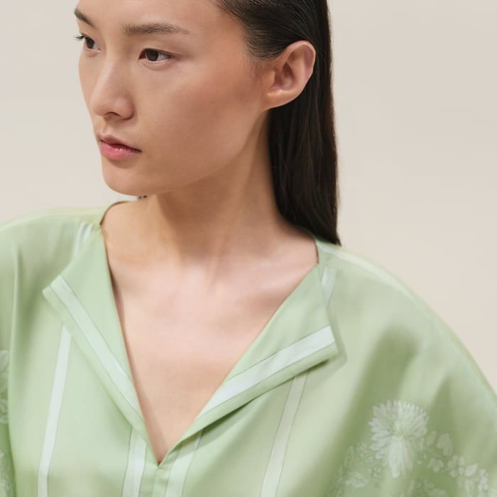 Vert Tendre "Brides De Gala Et En Fleurs" Caftan
