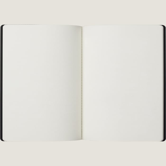 Noir Grain d'H MM Blank Notebook