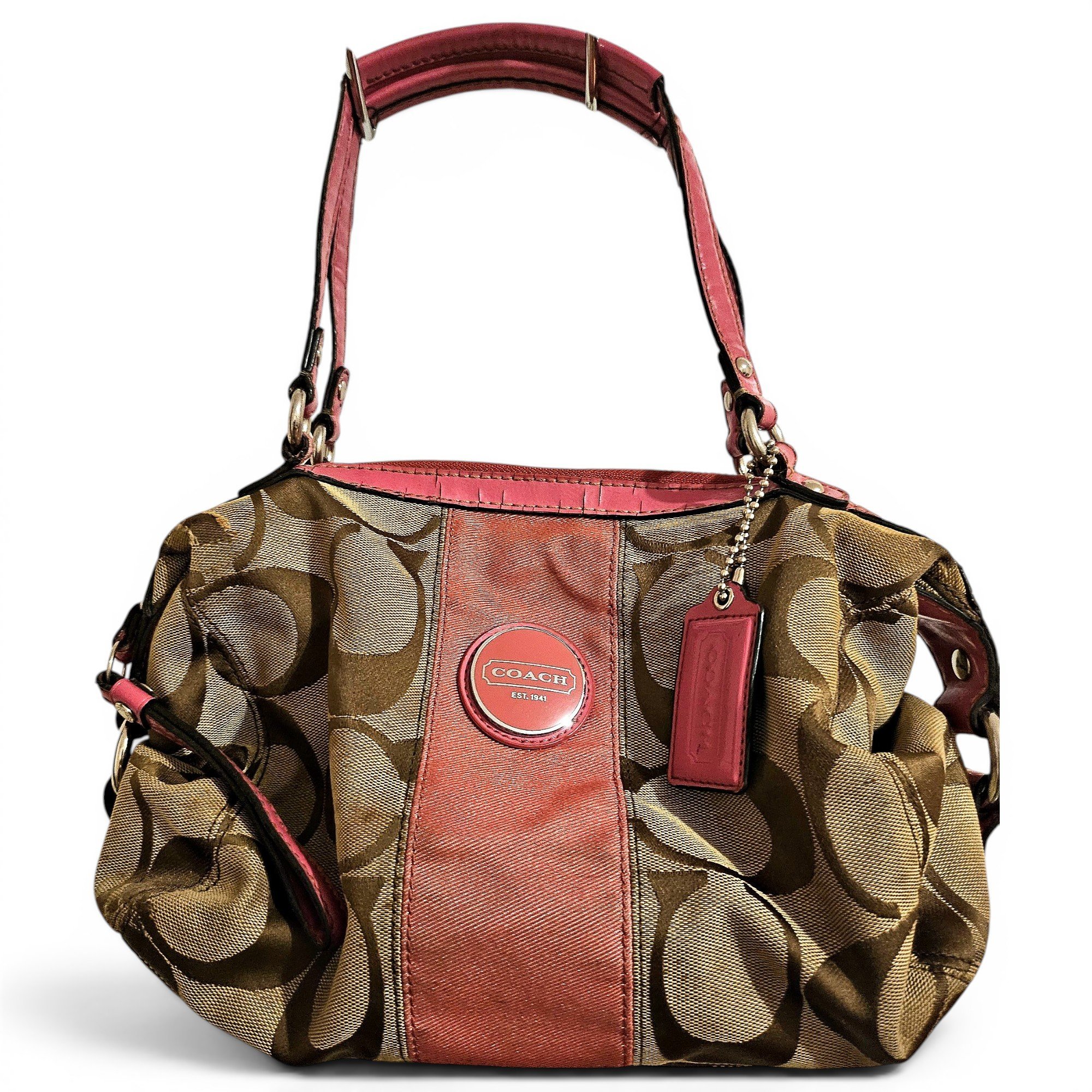 Signature Sufflette leather handbag