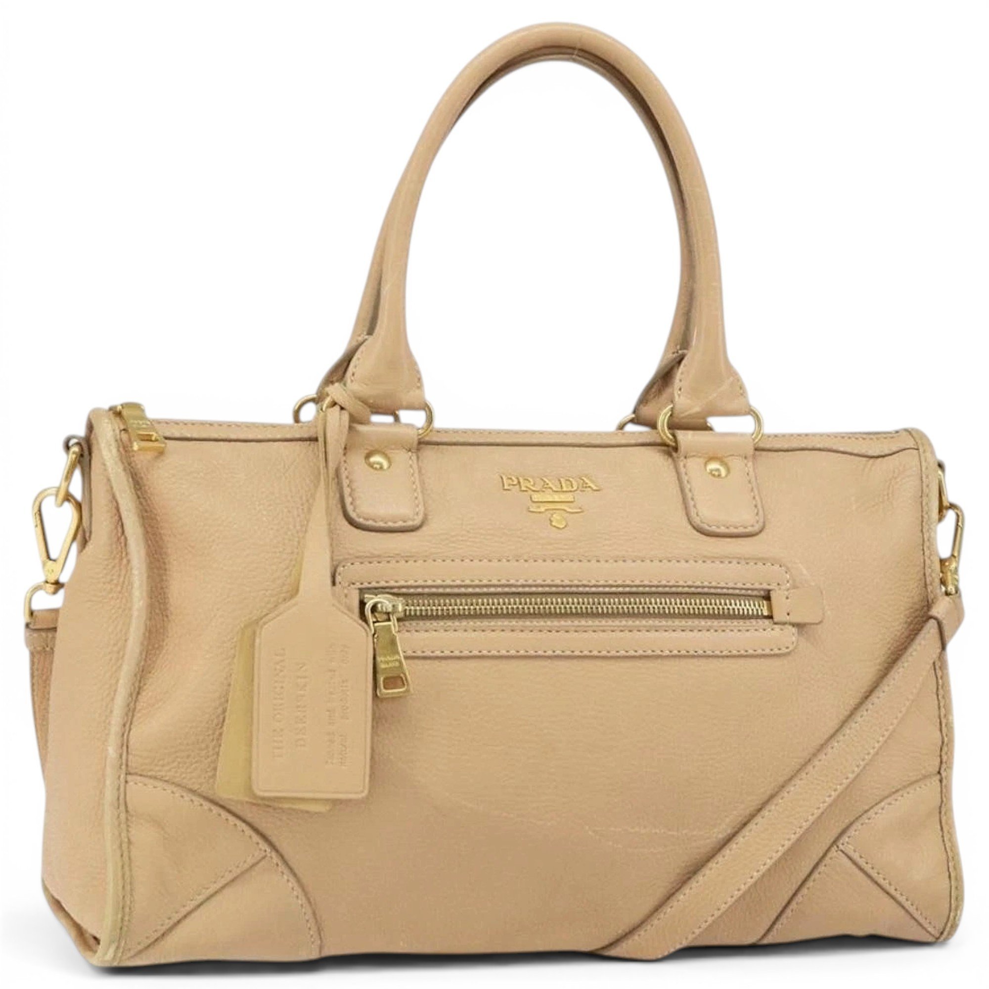 Leather handbag