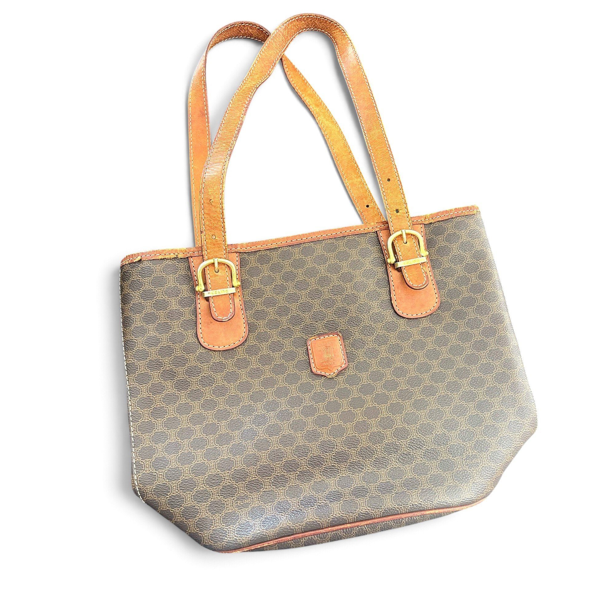 Leather tote
