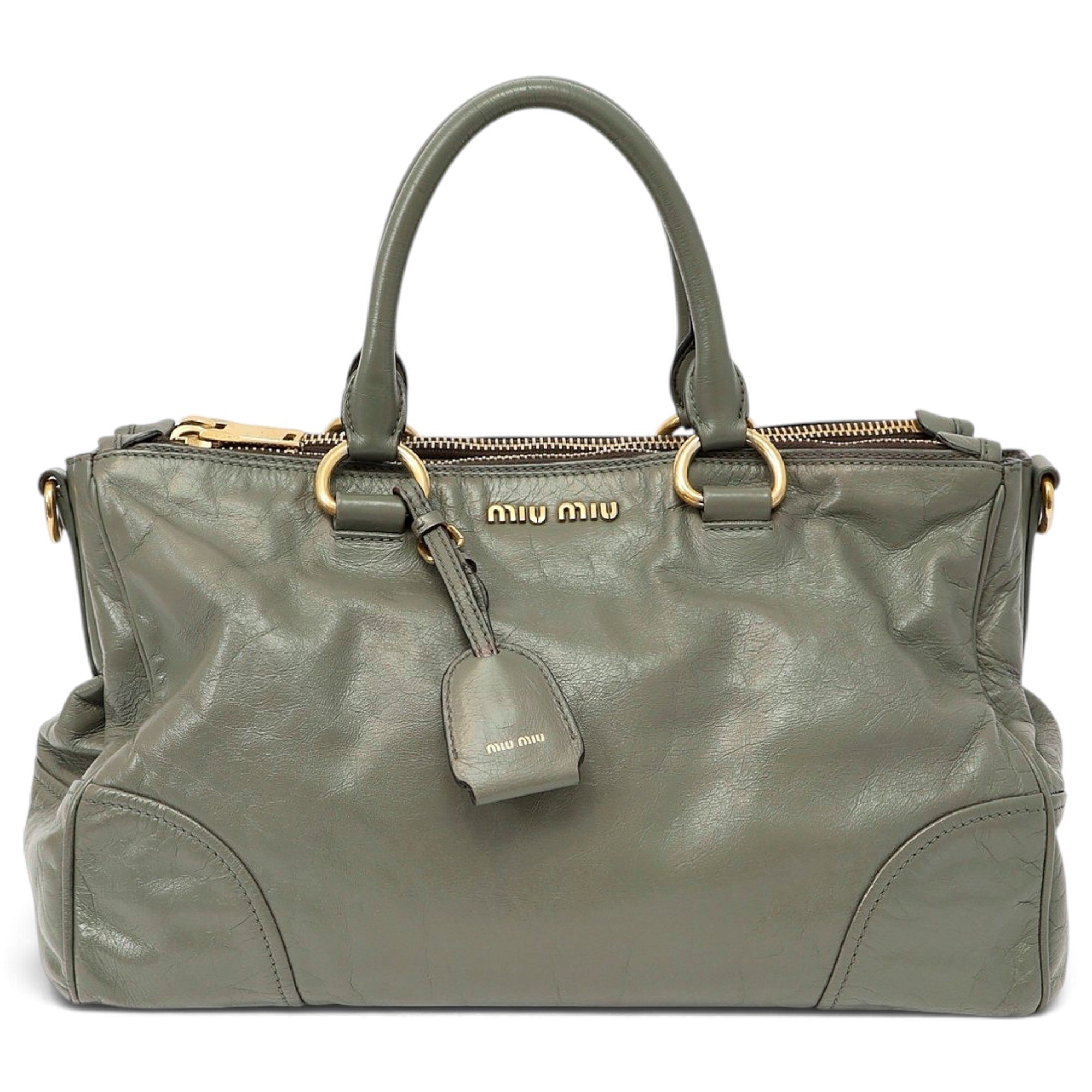 Vitello leather handbag