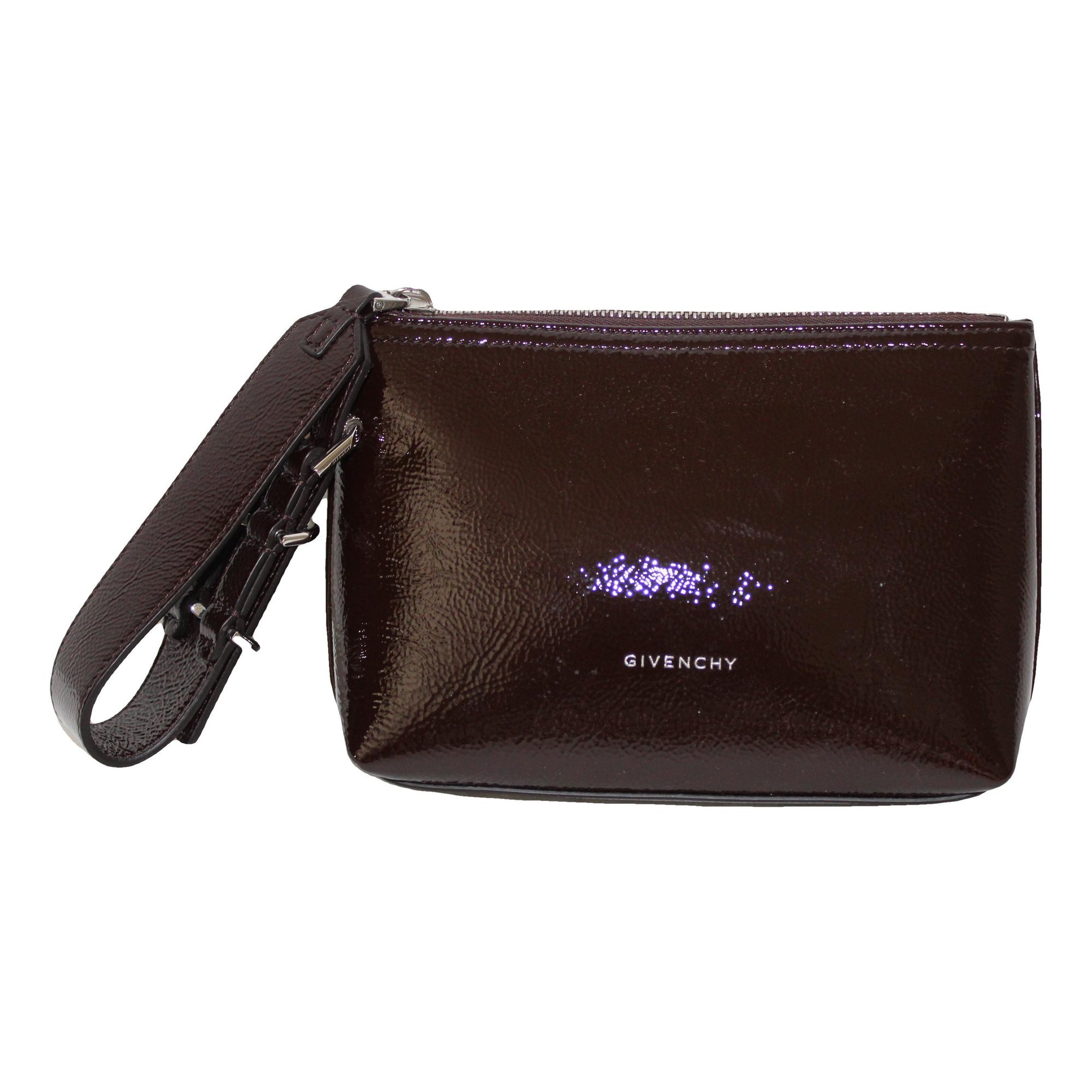 Patent leather handbag