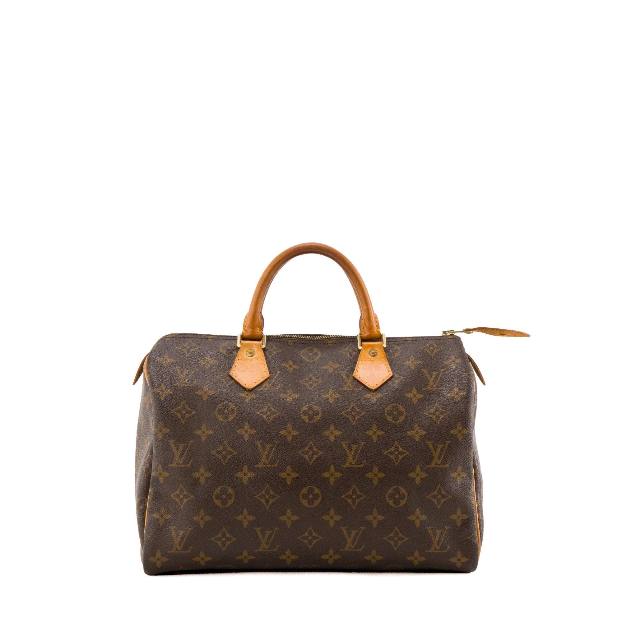 Speedy leather handbag