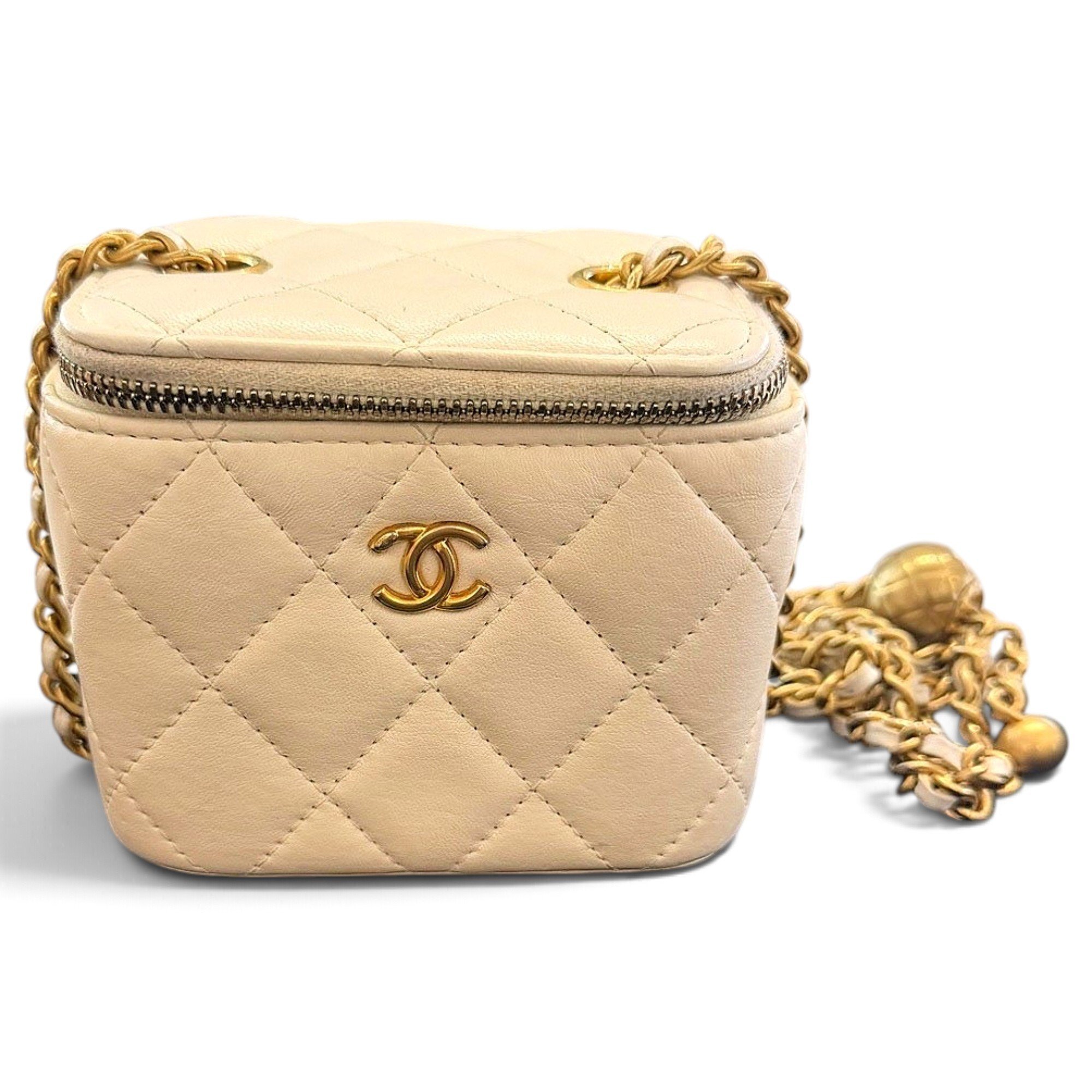 Trendy CC Vanity leather mini bag