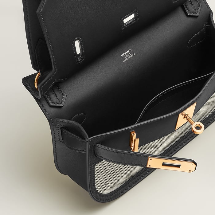 Jypsiere Mini Toile & Cuir Bag
