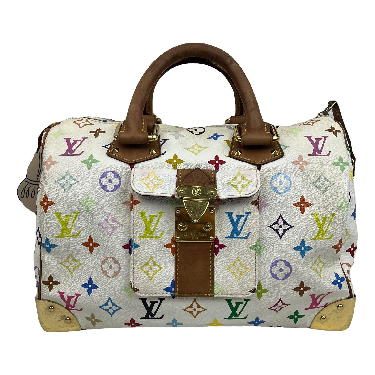 Speedy leather handbag