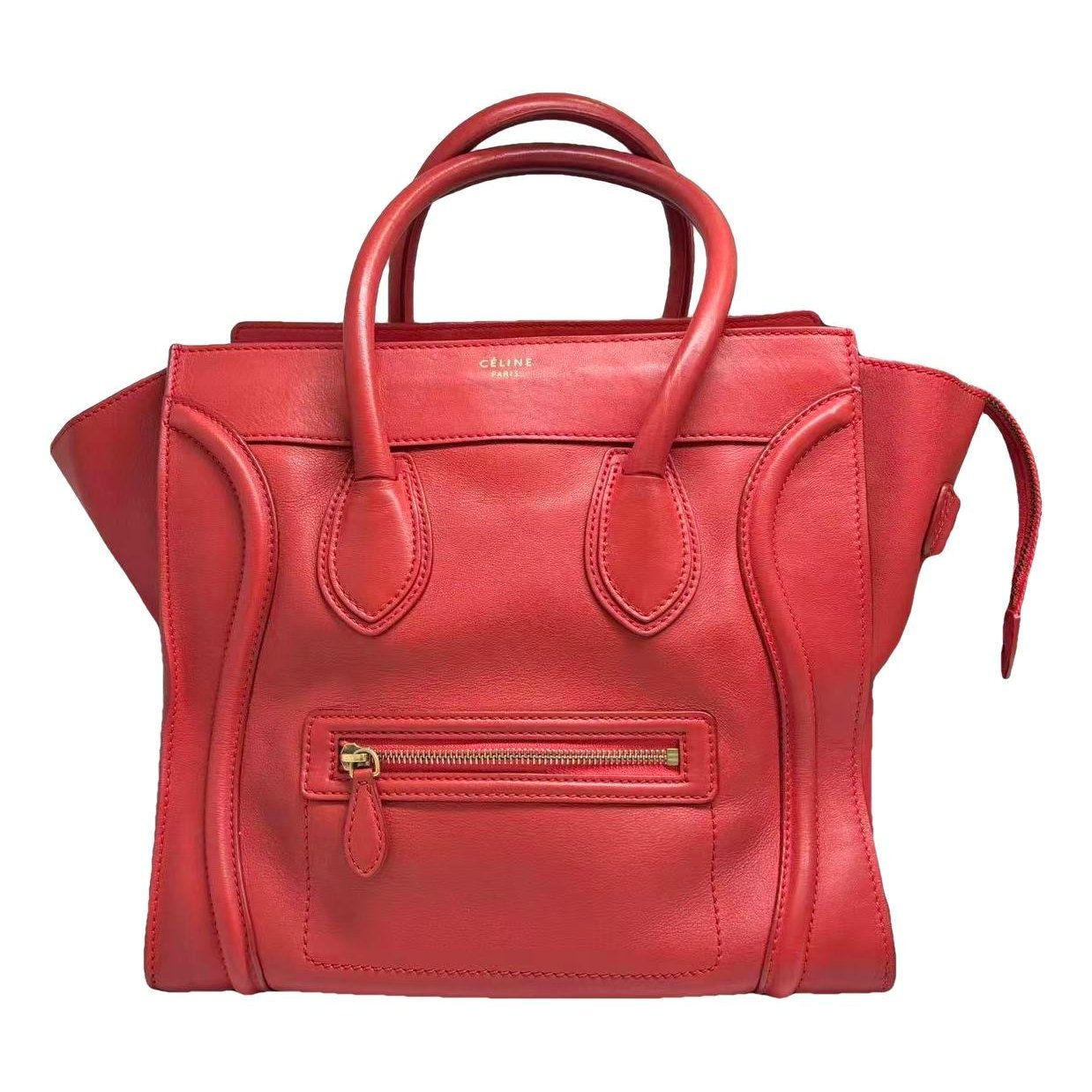 Luggage leather handbag