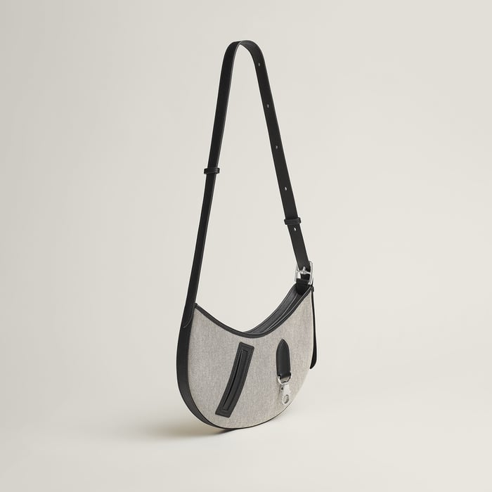 P'tit Arcon Toile & Cuir Bag