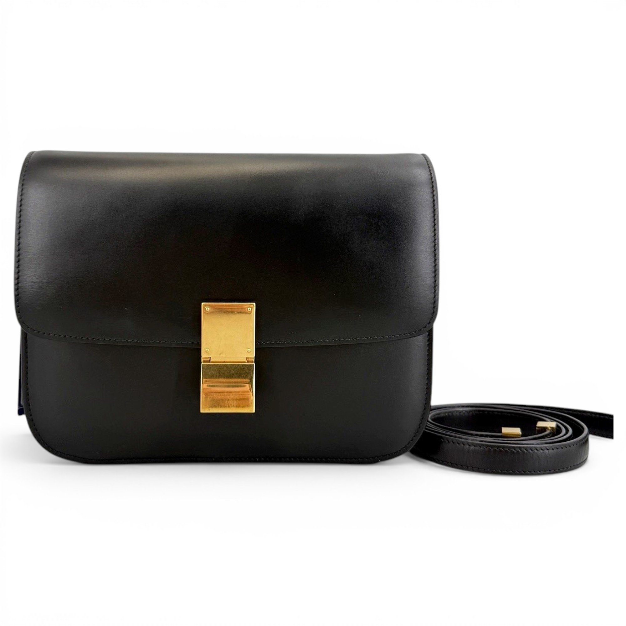 Classic leather handbag