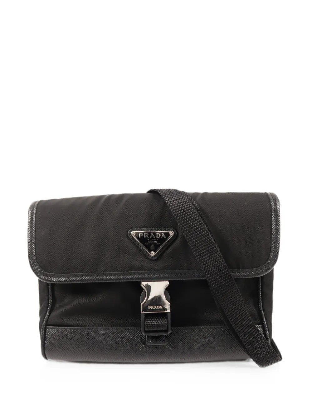 buckle-fastening mini shoulder bag