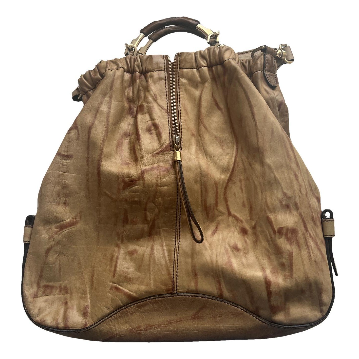 Leather handbag
