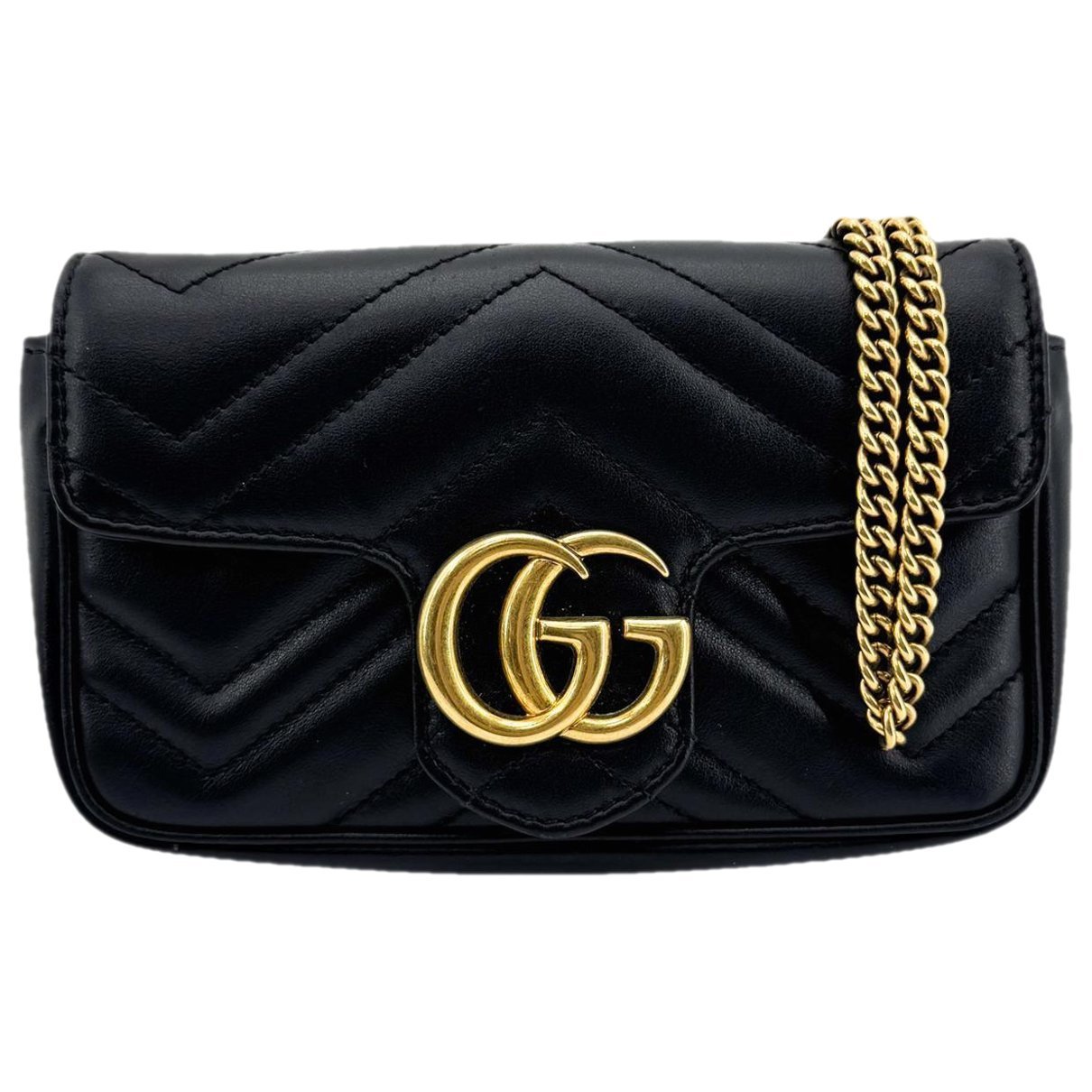 GG Marmont Flap leather handbag