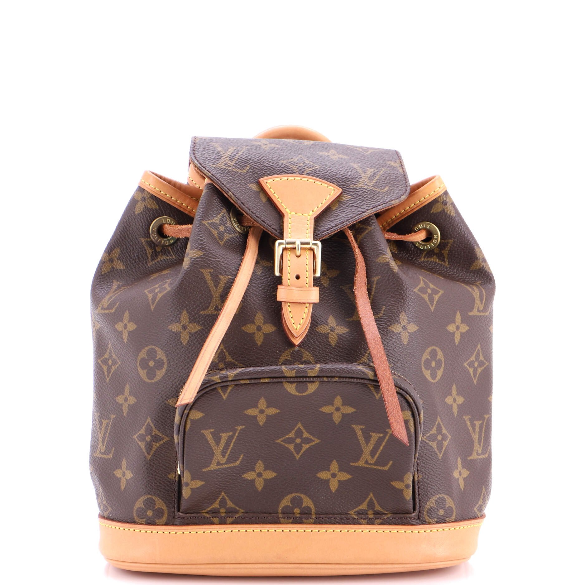 Louis Vuitton Vintage Montsouris Backpack Monogram Canvas PM