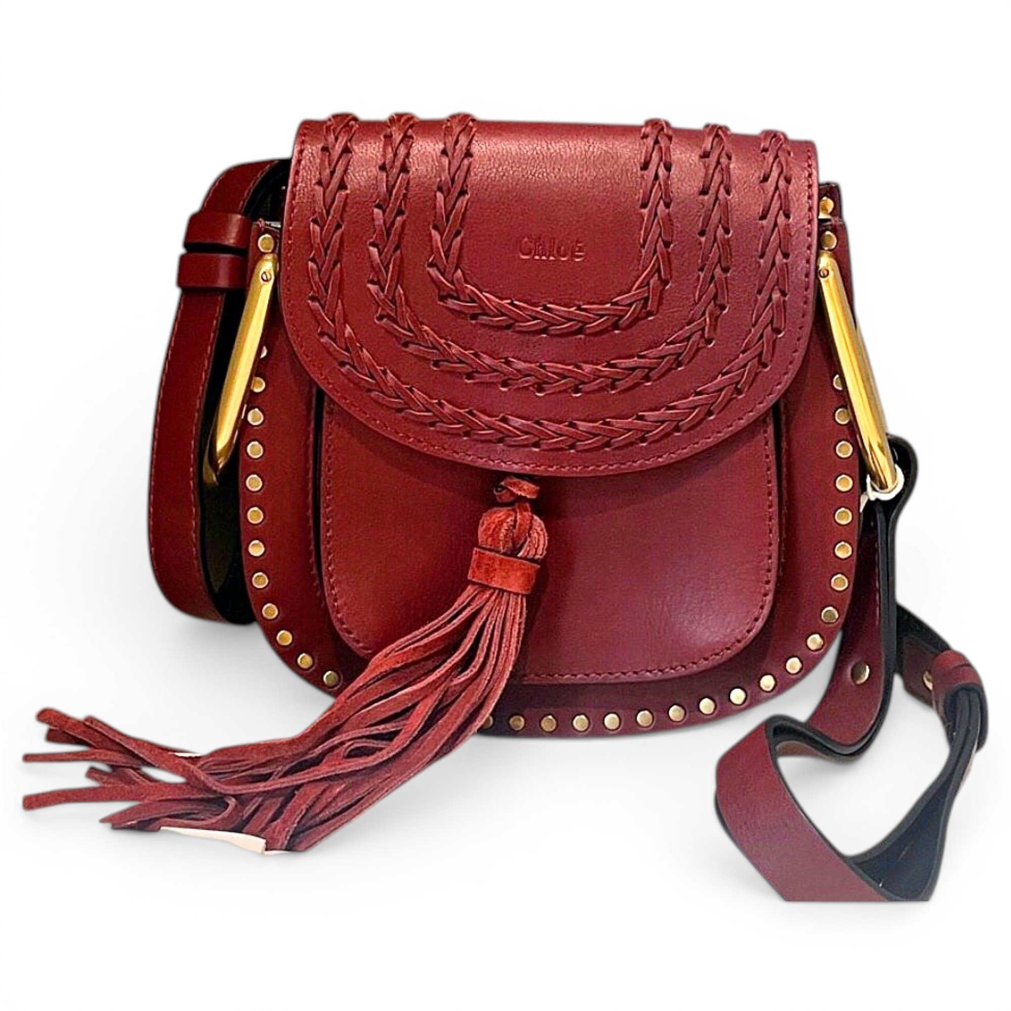 Hudson leather crossbody bag