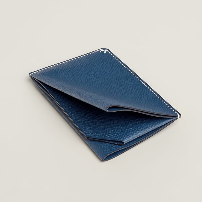 Bleu Tie H Sellier Card Holder