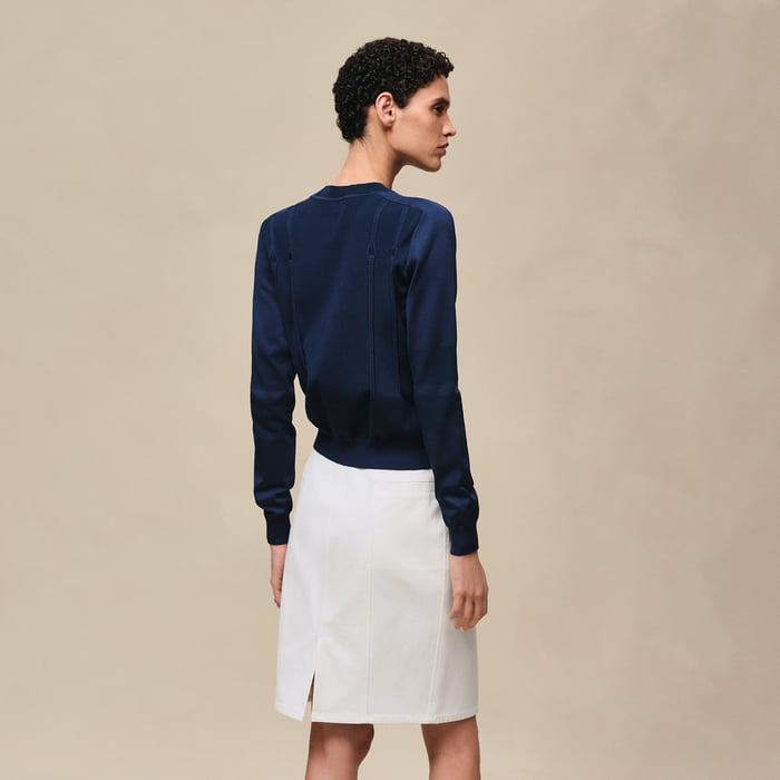 Bleu Outremer Long-sleeve Sweater