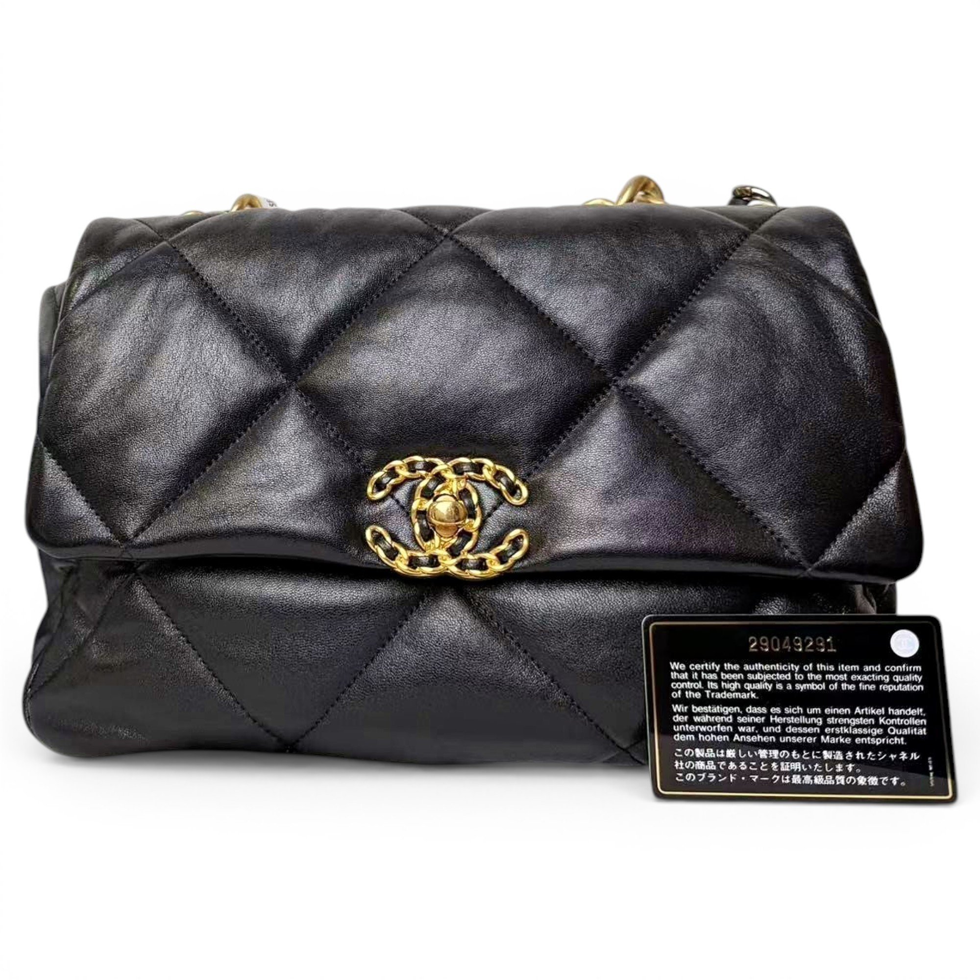 Chanel 19 leather handbag