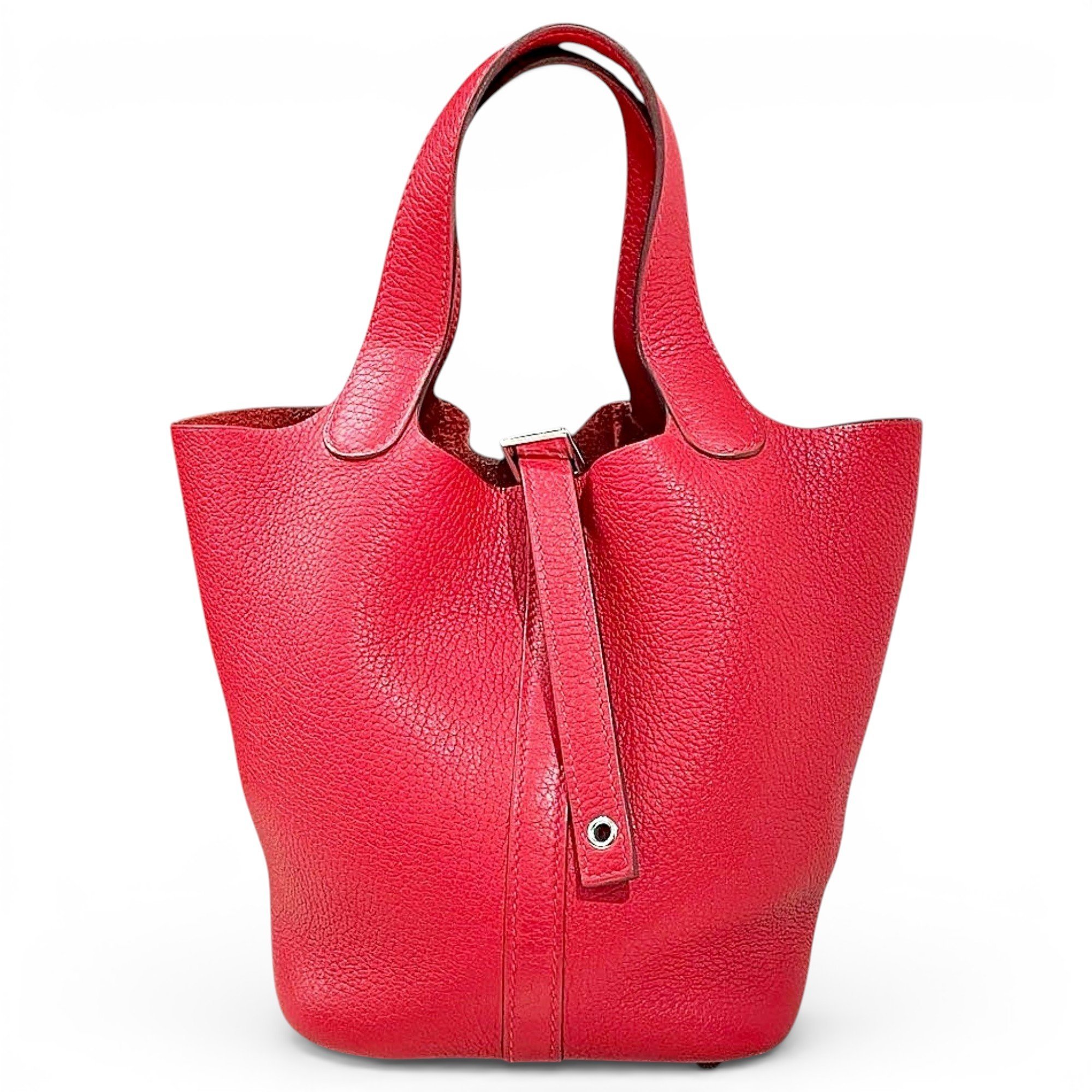 Picotin leather handbag
