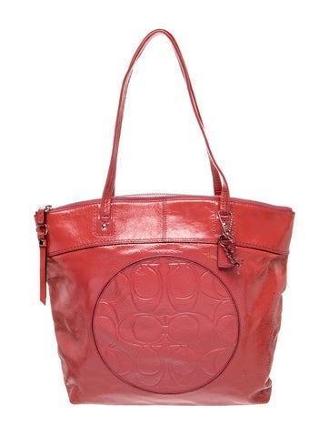 Coach Patent Leather Top Handle Bag