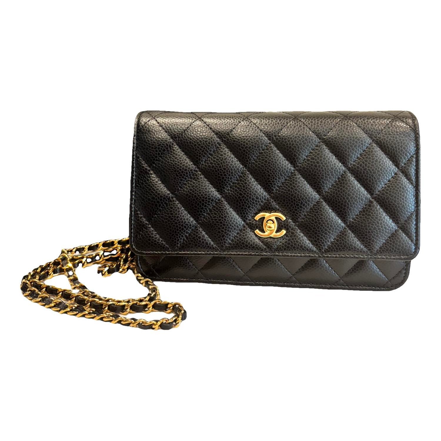 Wallet On Chain Timeless/Classique leather crossbody bag