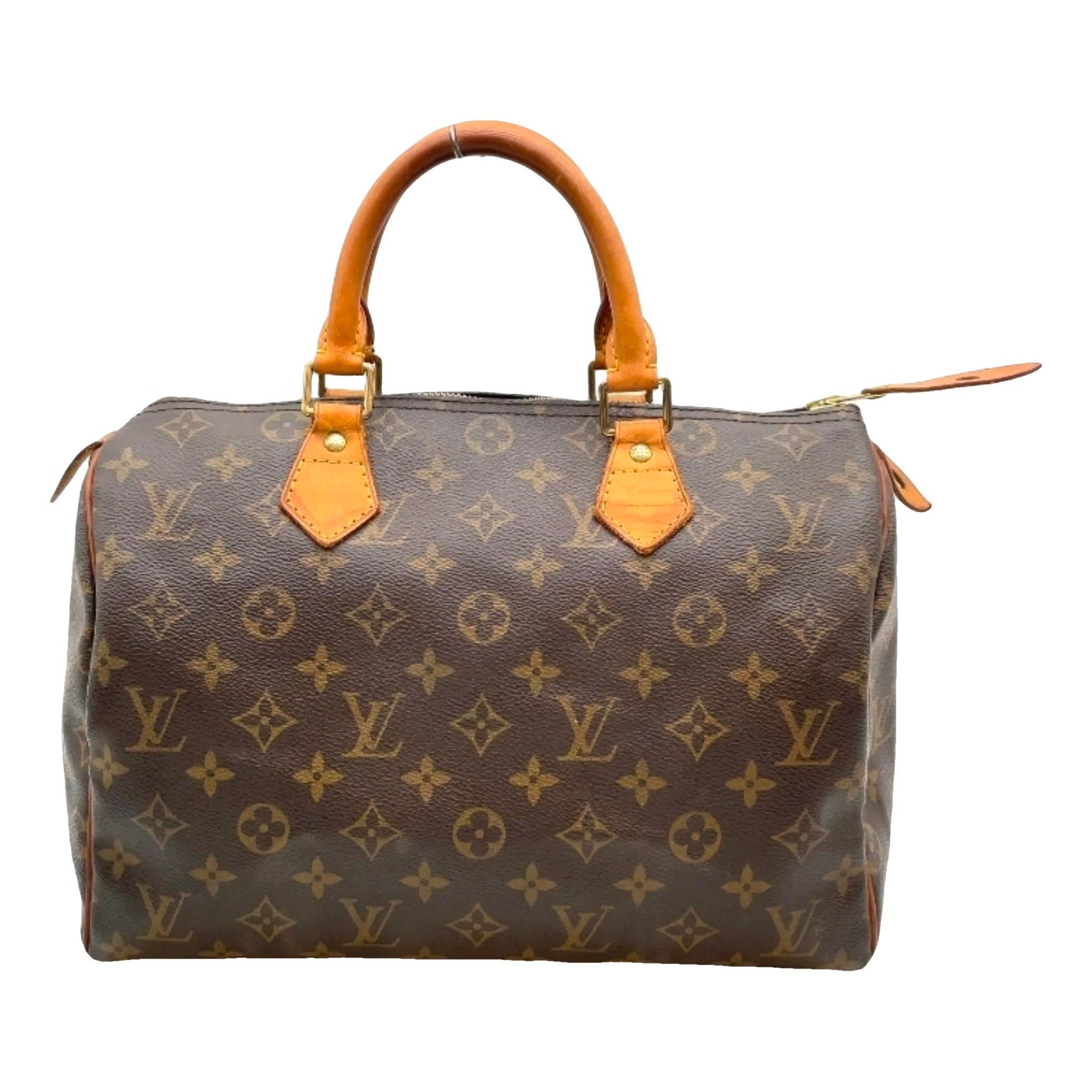 Speedy leather handbag