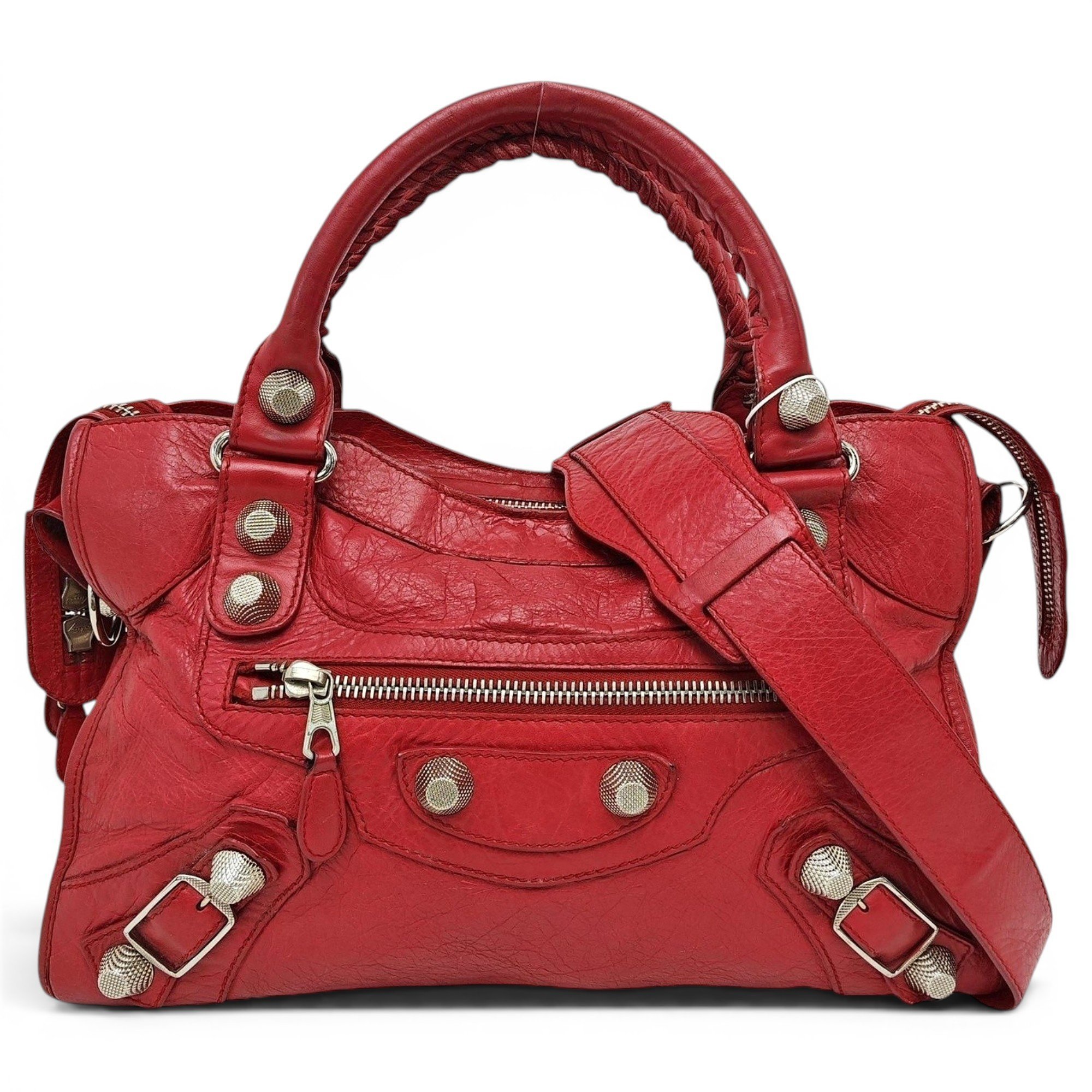 Leather handbag