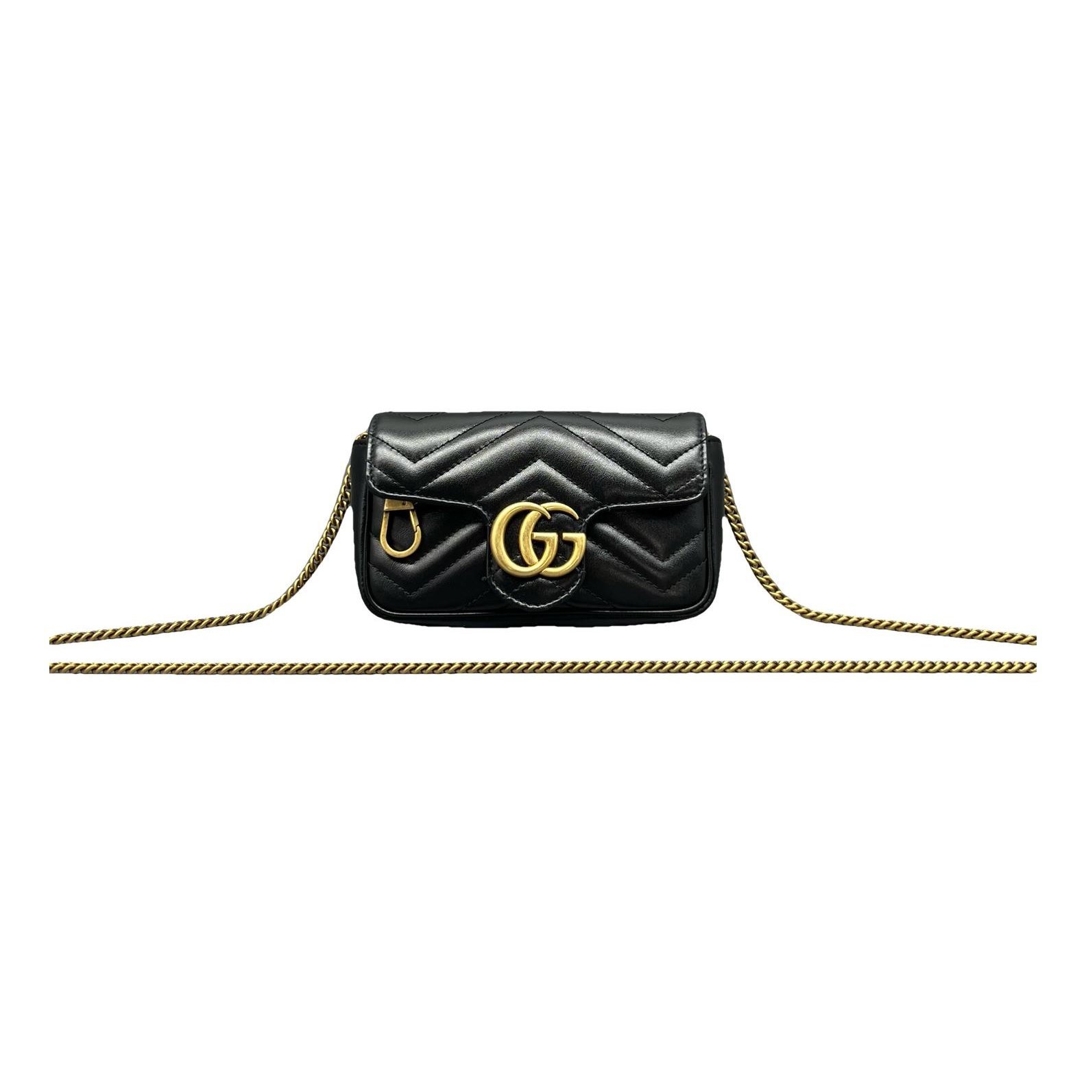 GG Marmont Flap leather crossbody bag
