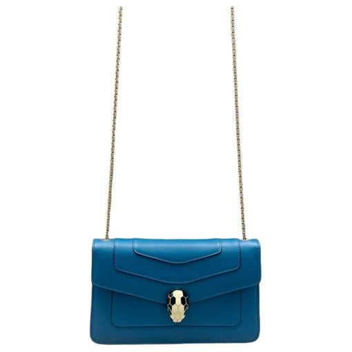Serpenti leather handbag