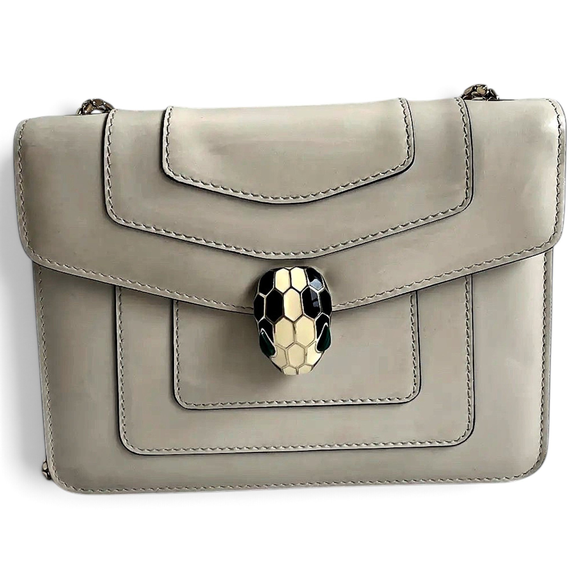 Serpenti leather crossbody bag