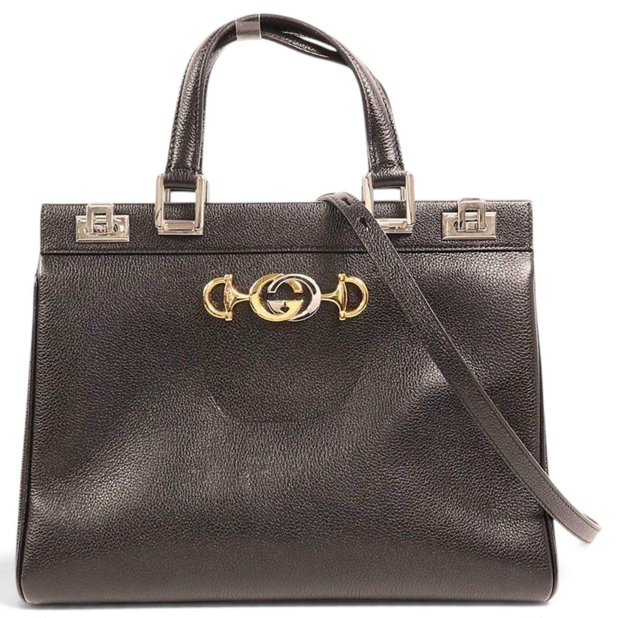 Zumi leather handbag