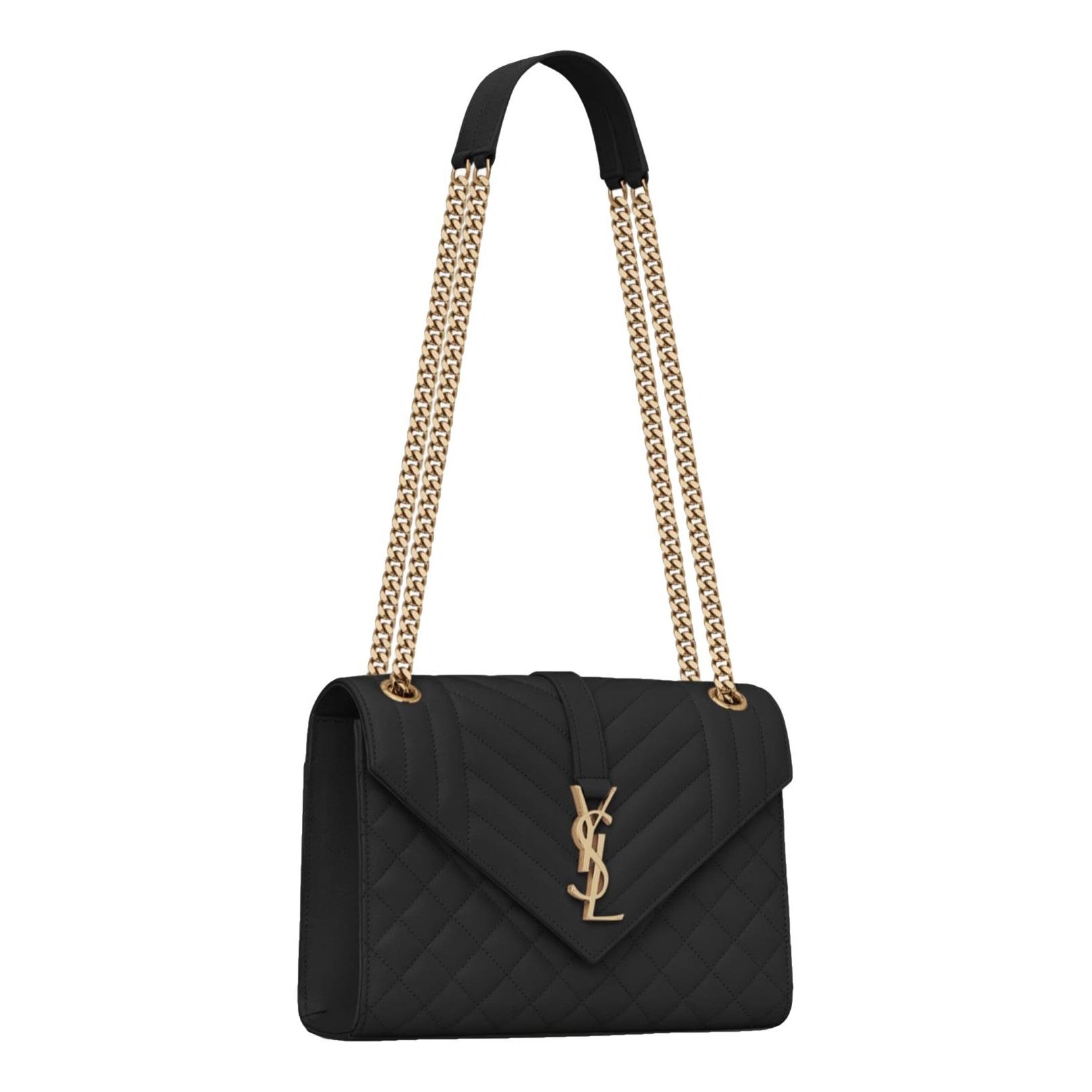 Envelope leather crossbody bag