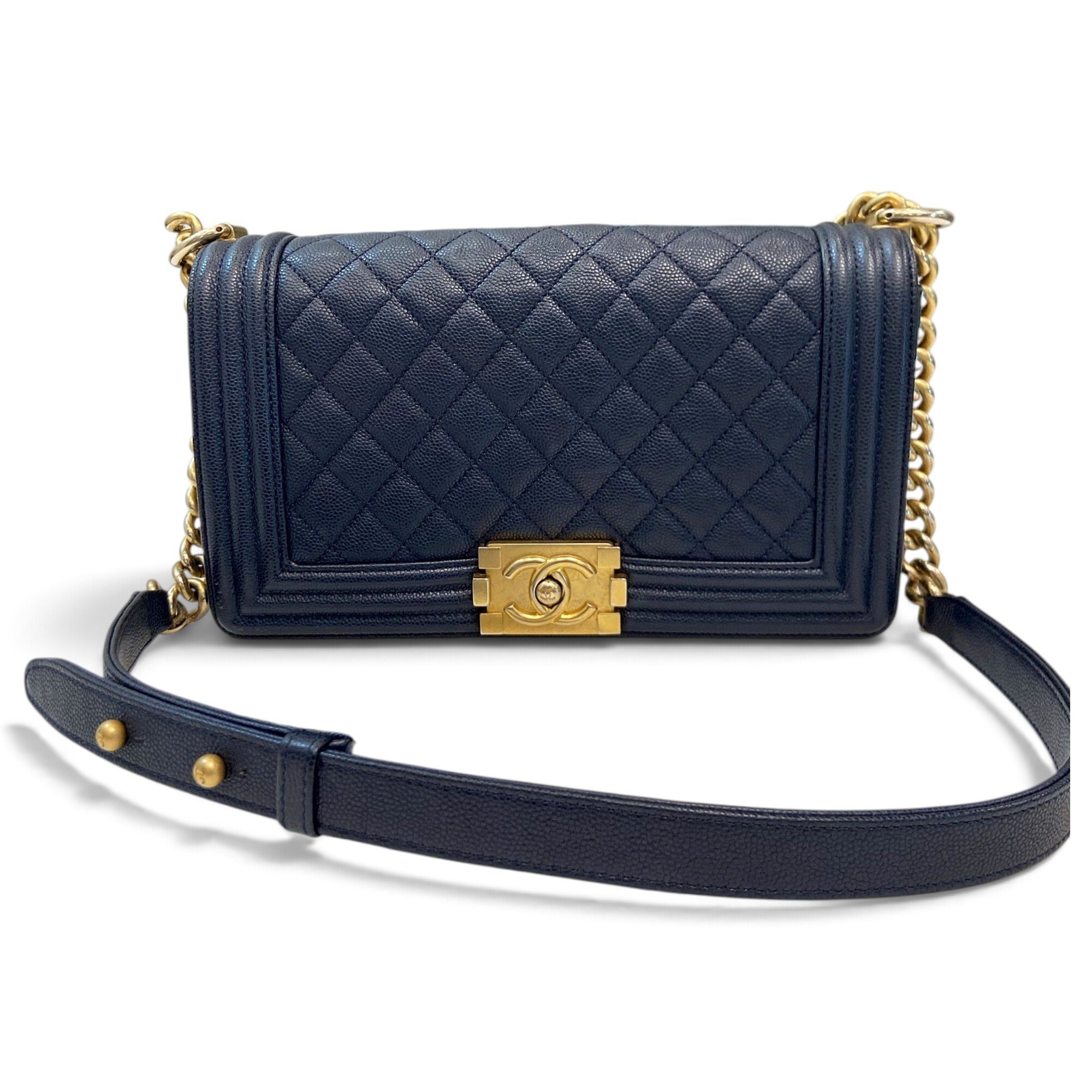 Boy leather handbag