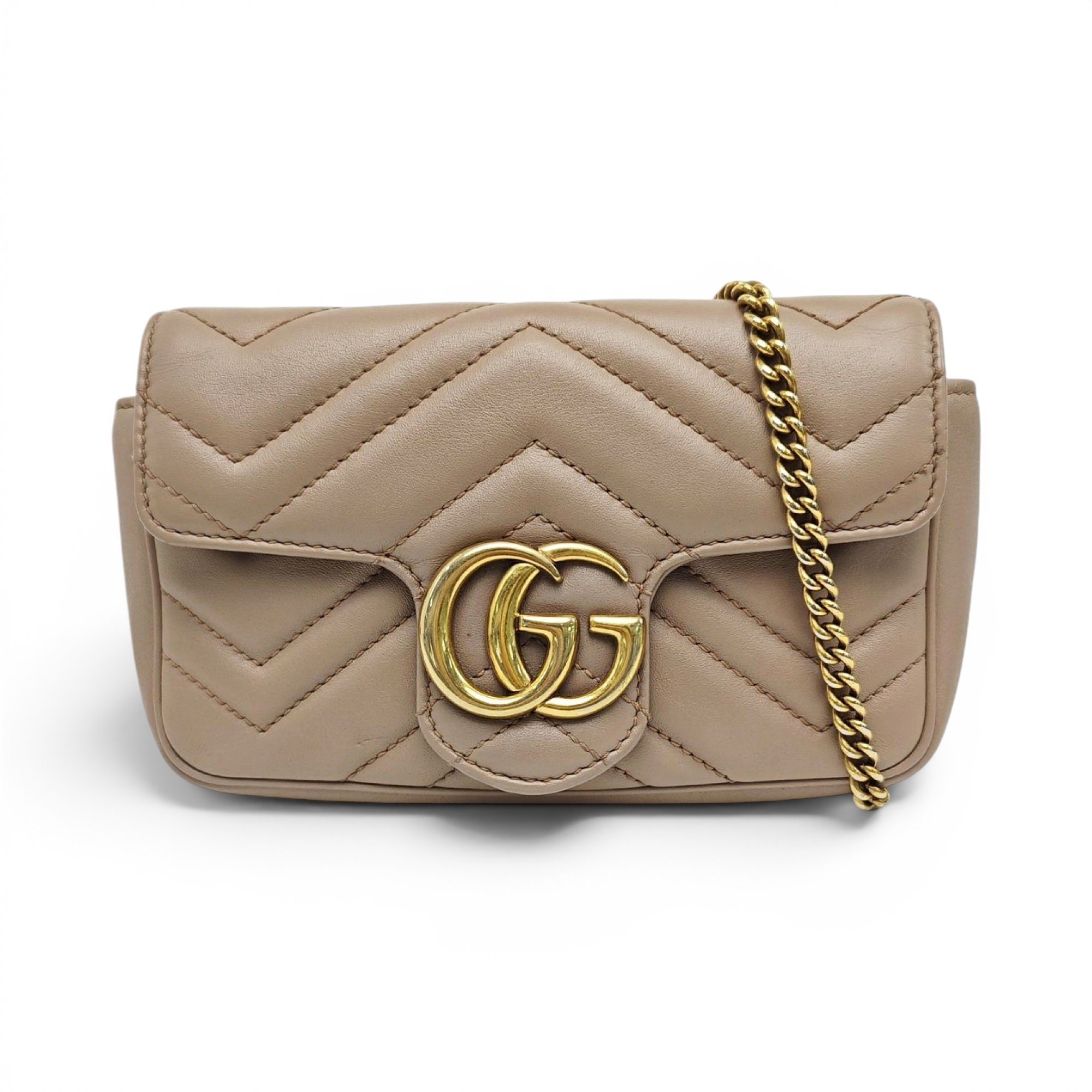 GG Marmont Flap leather handbag