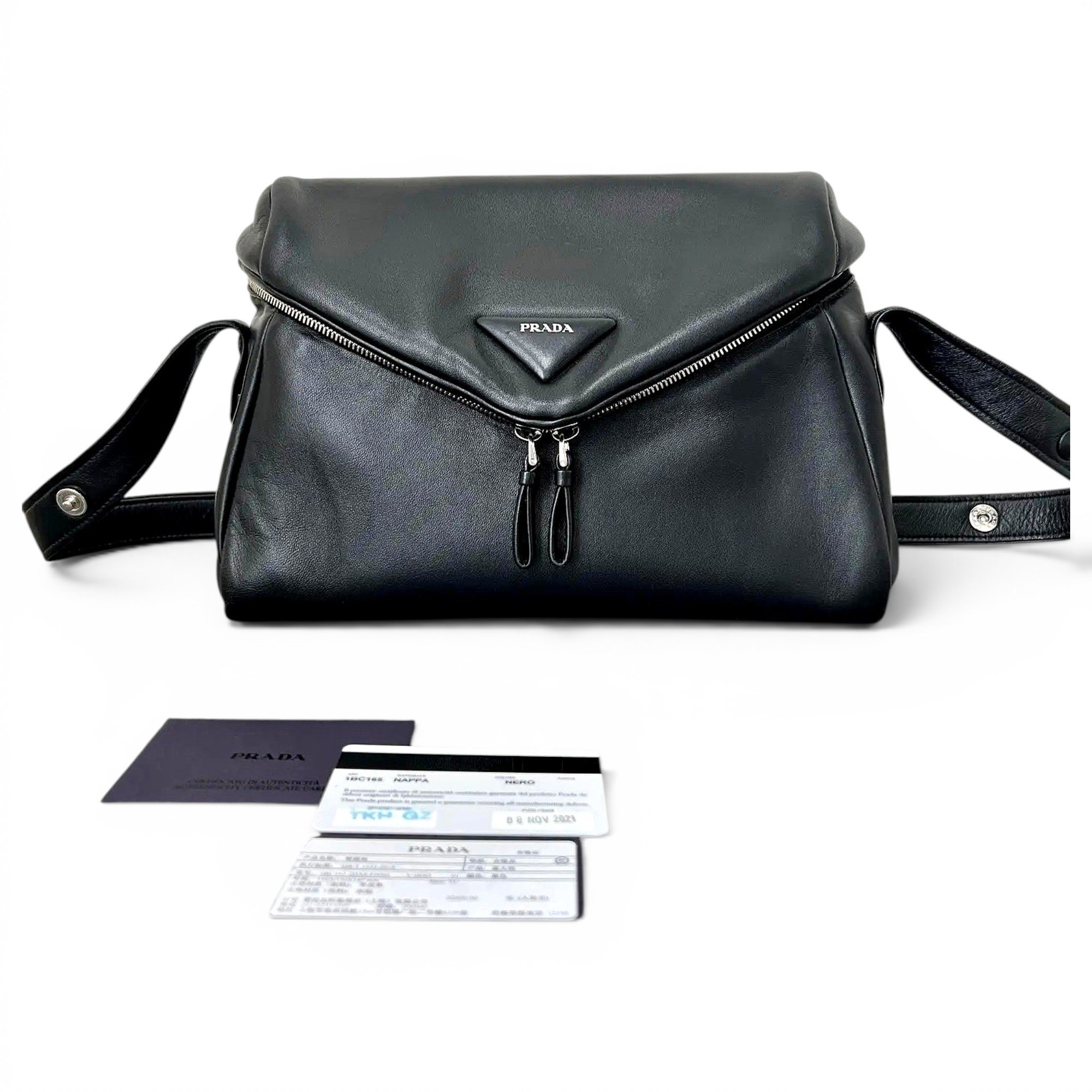 Leather crossbody bag