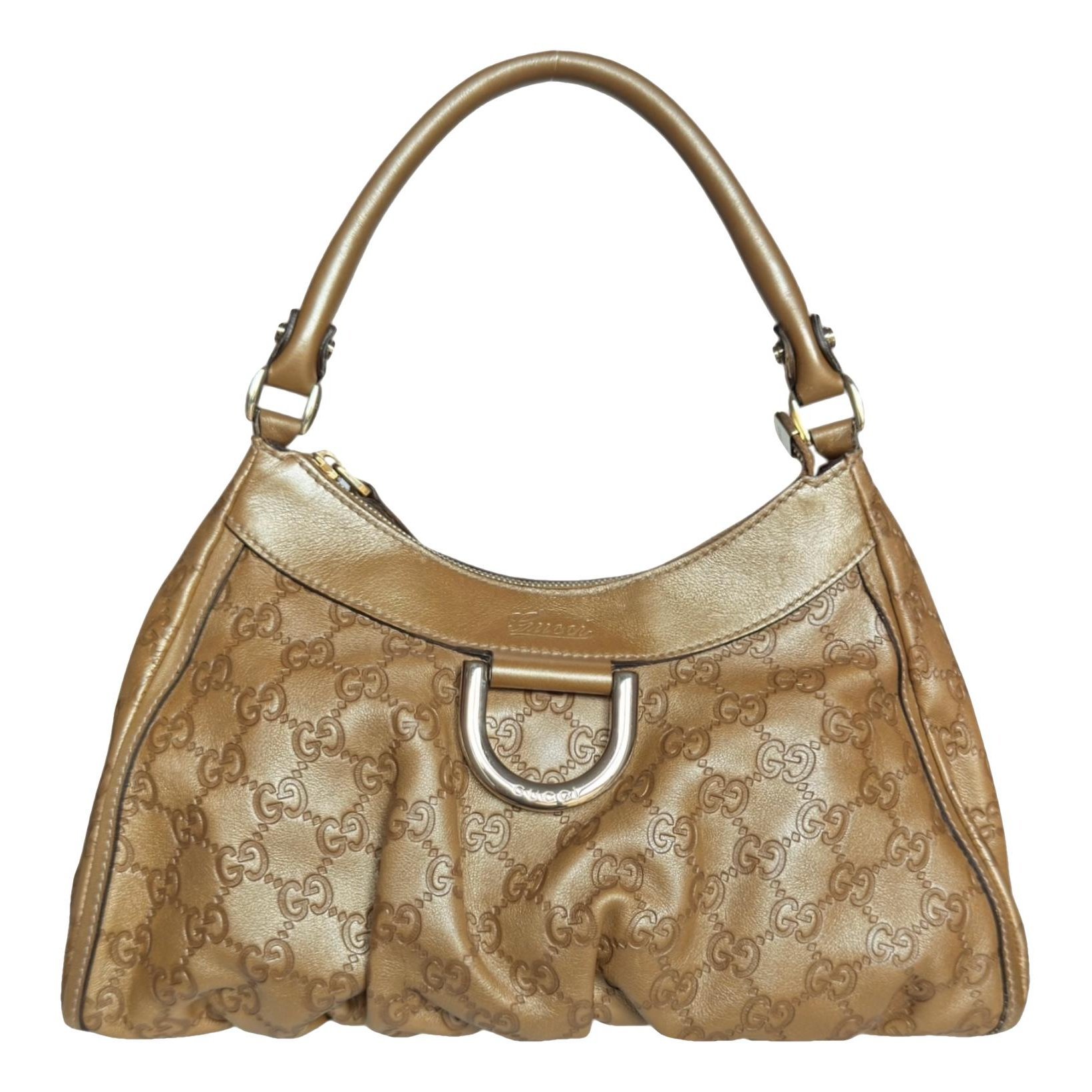 D-Ring leather handbag