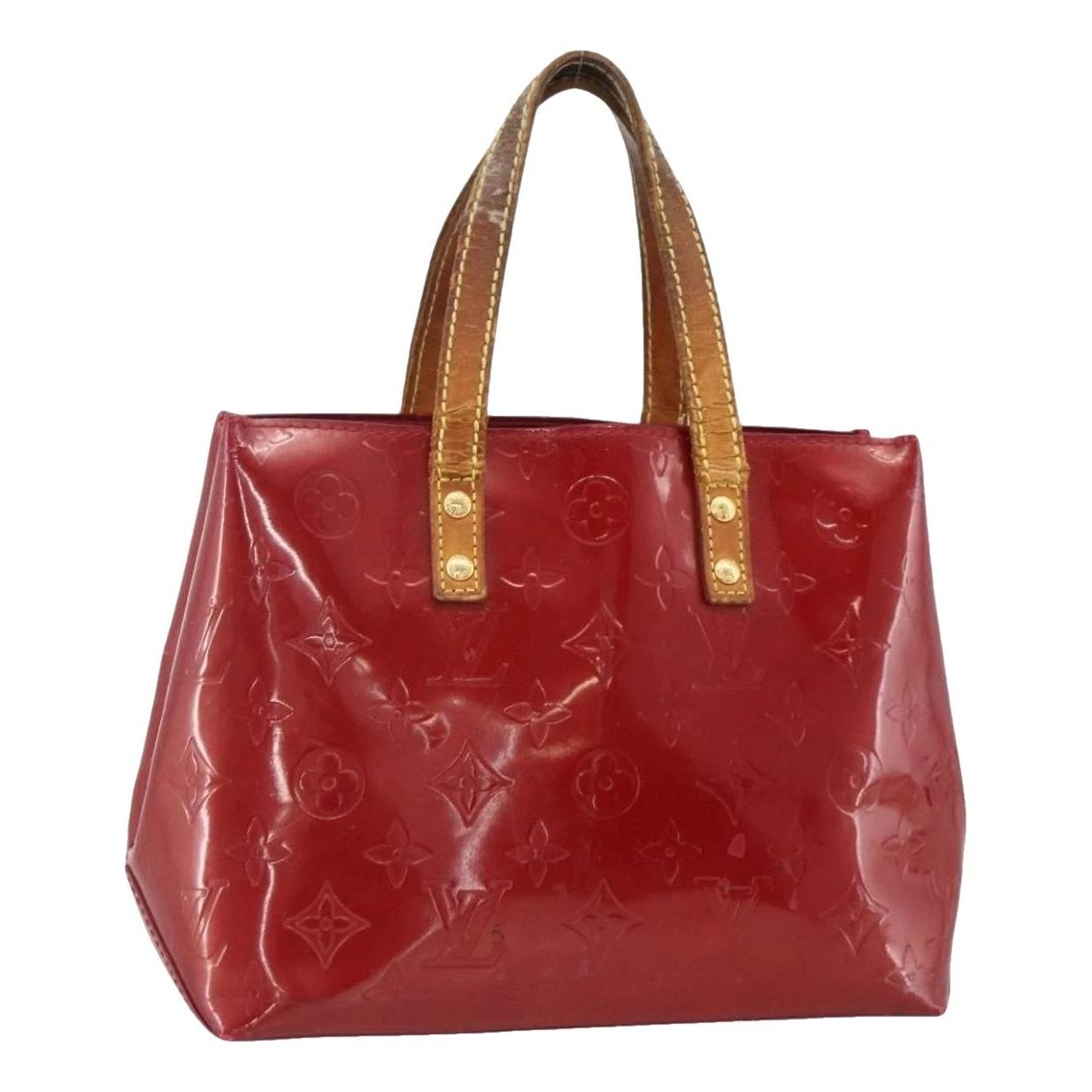 Patent leather handbag