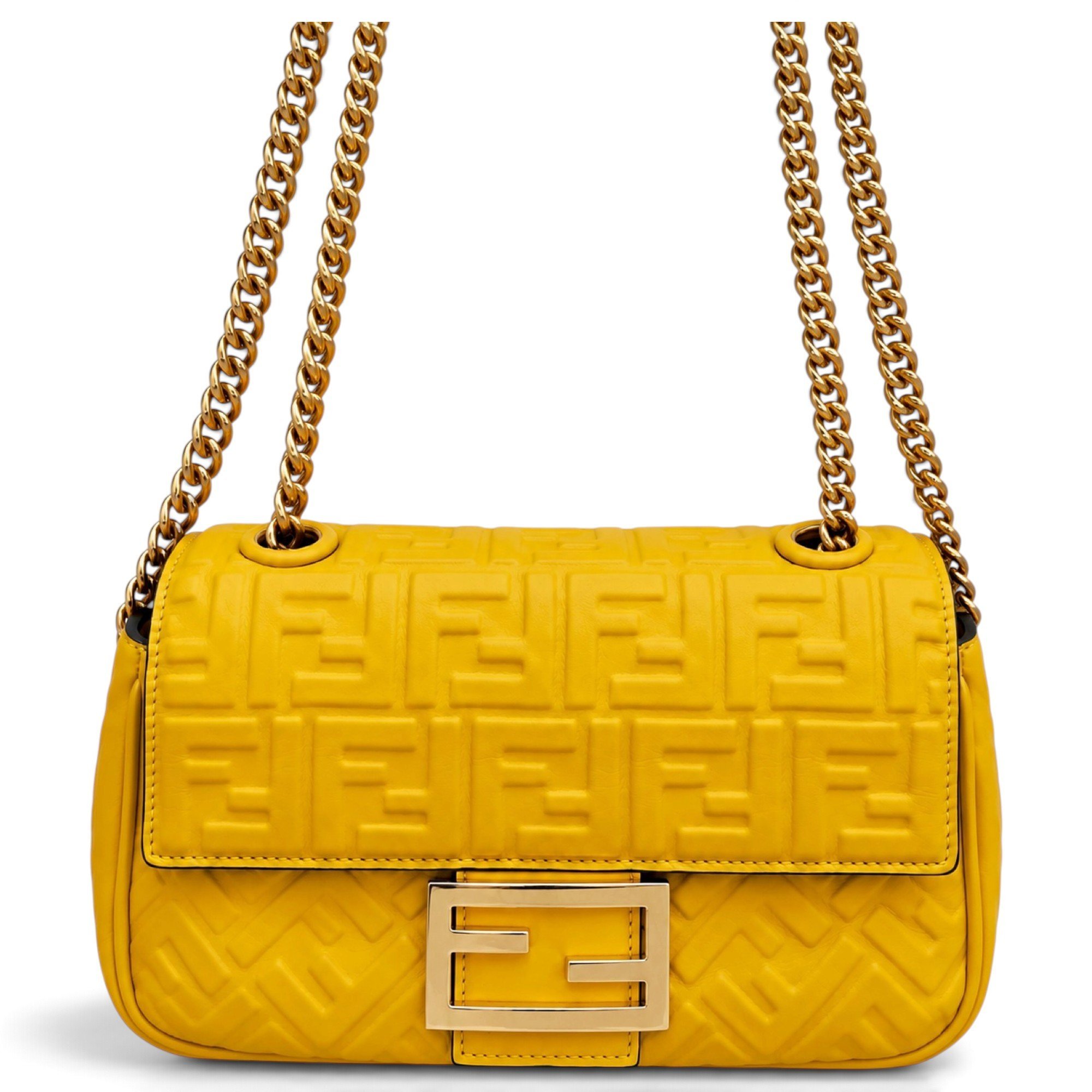 Baguette leather handbag