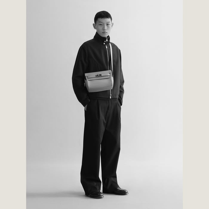 Gris Étain Kelly Messenger Bag