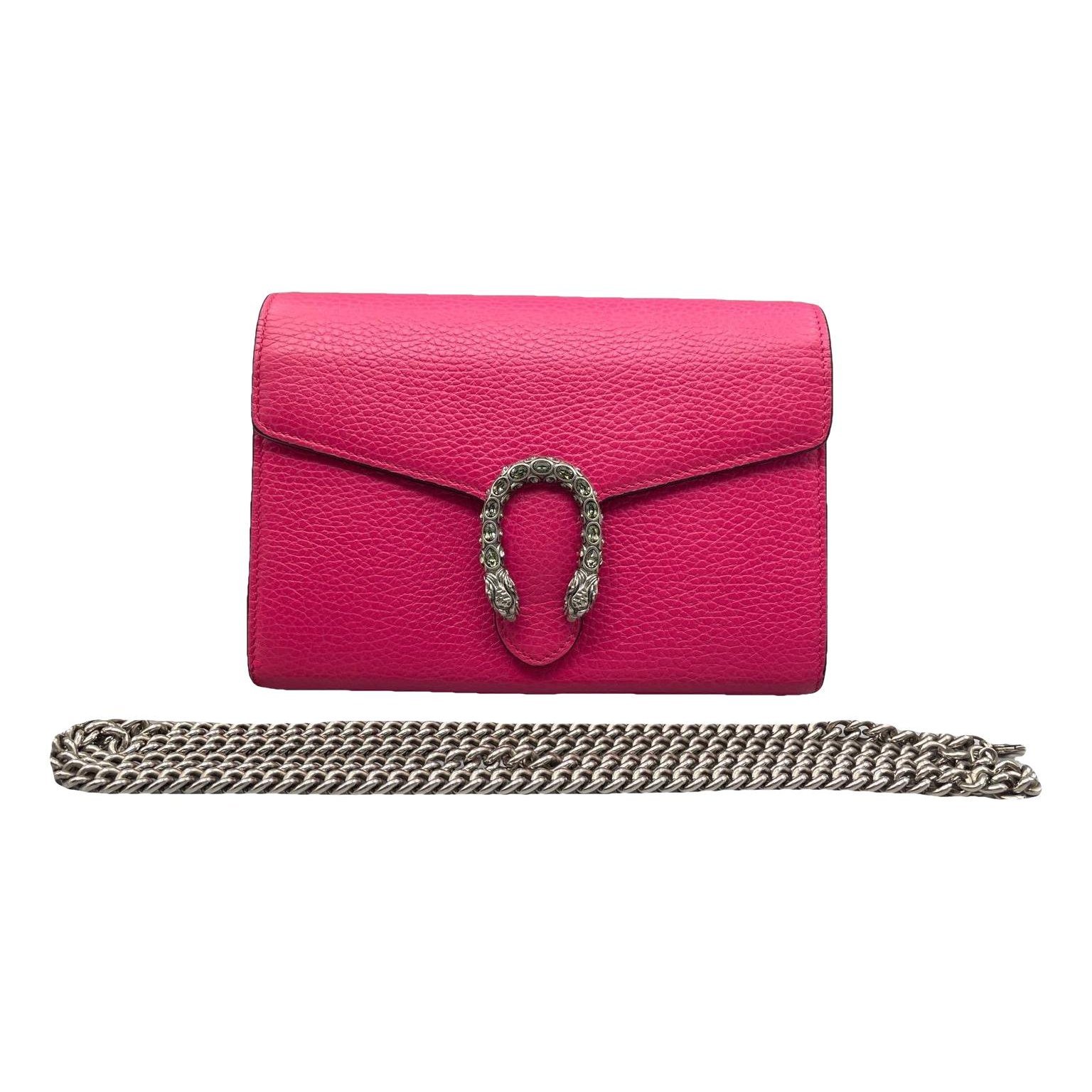Dionysus Chain Wallet leather handbag