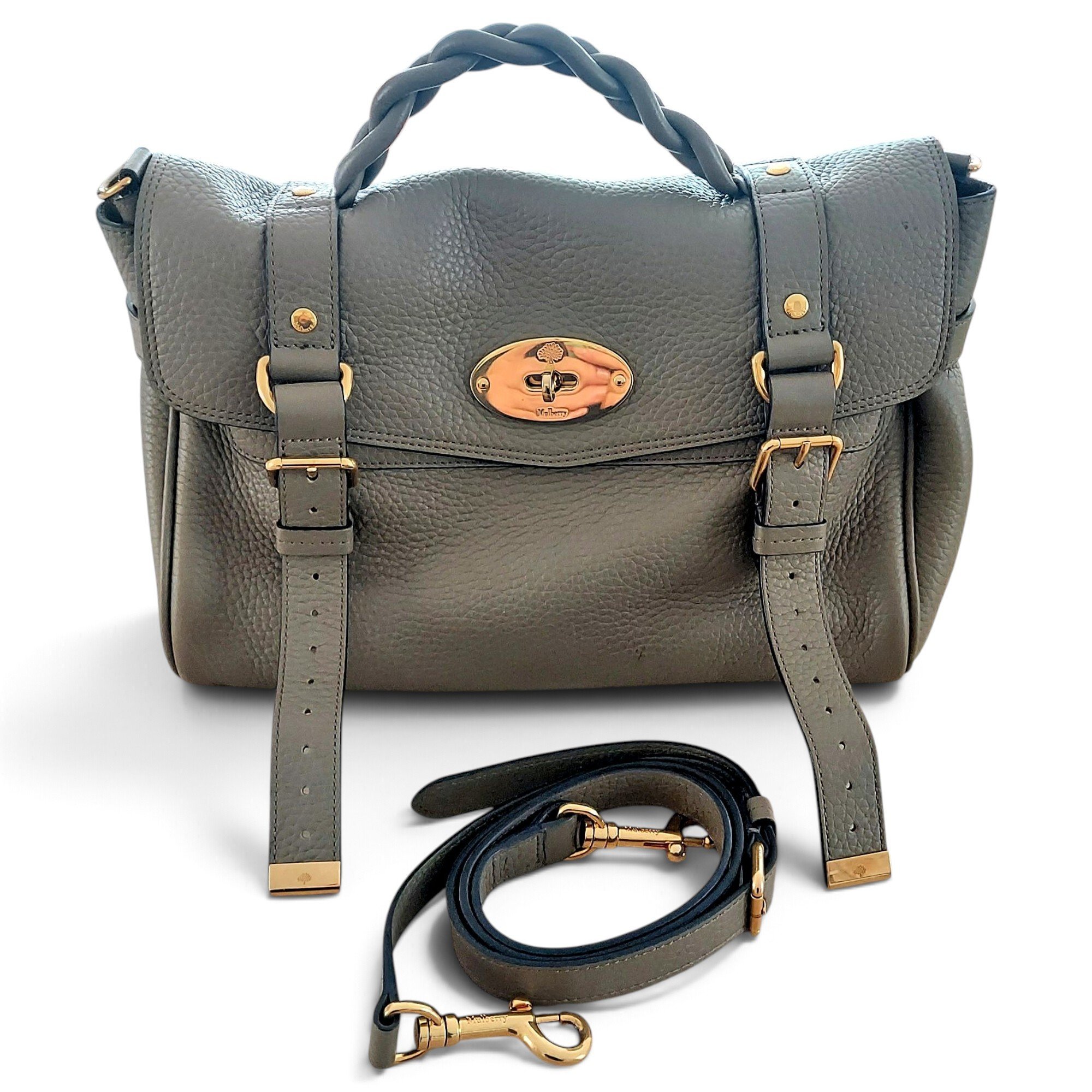 Alexa leather satchel