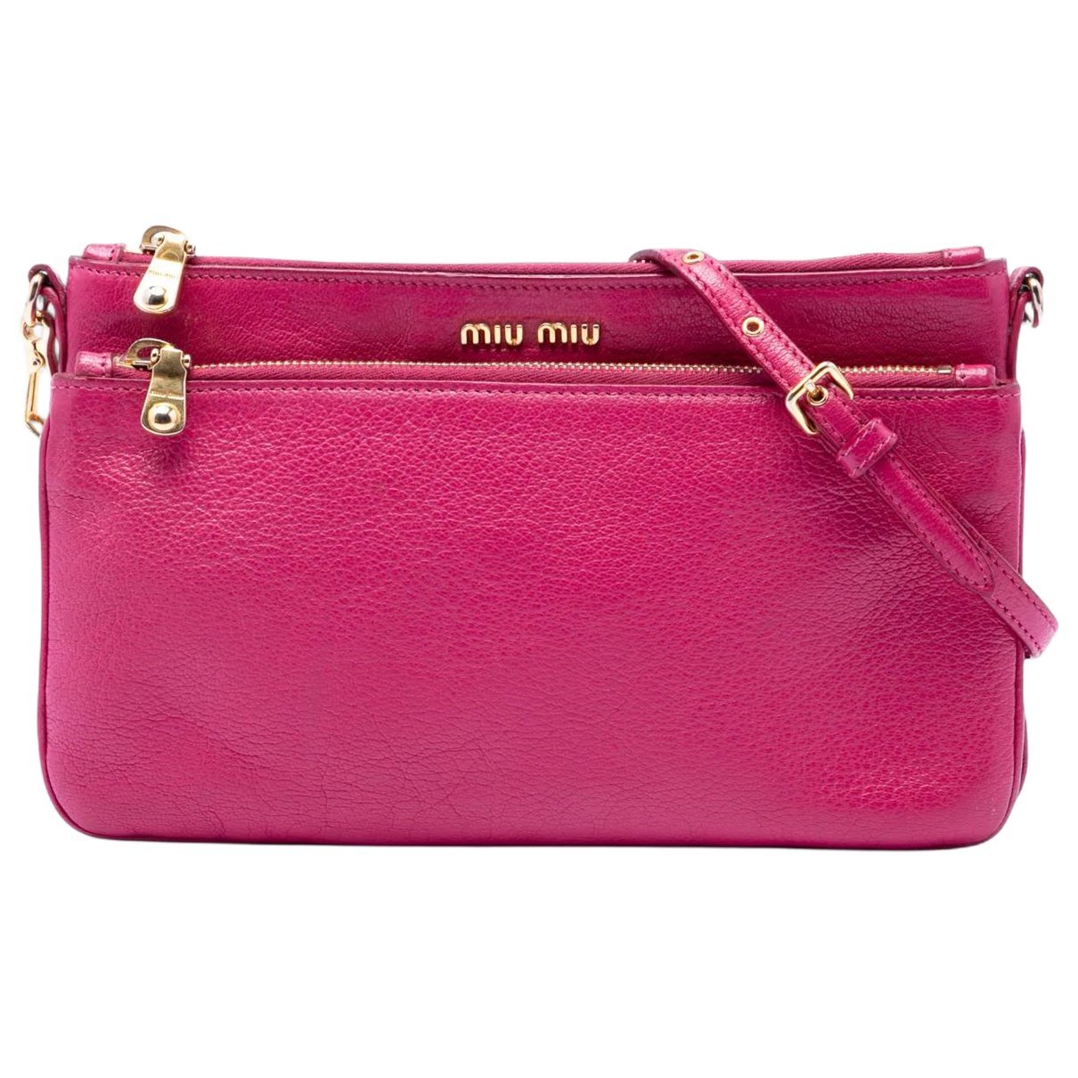 Madras leather bag