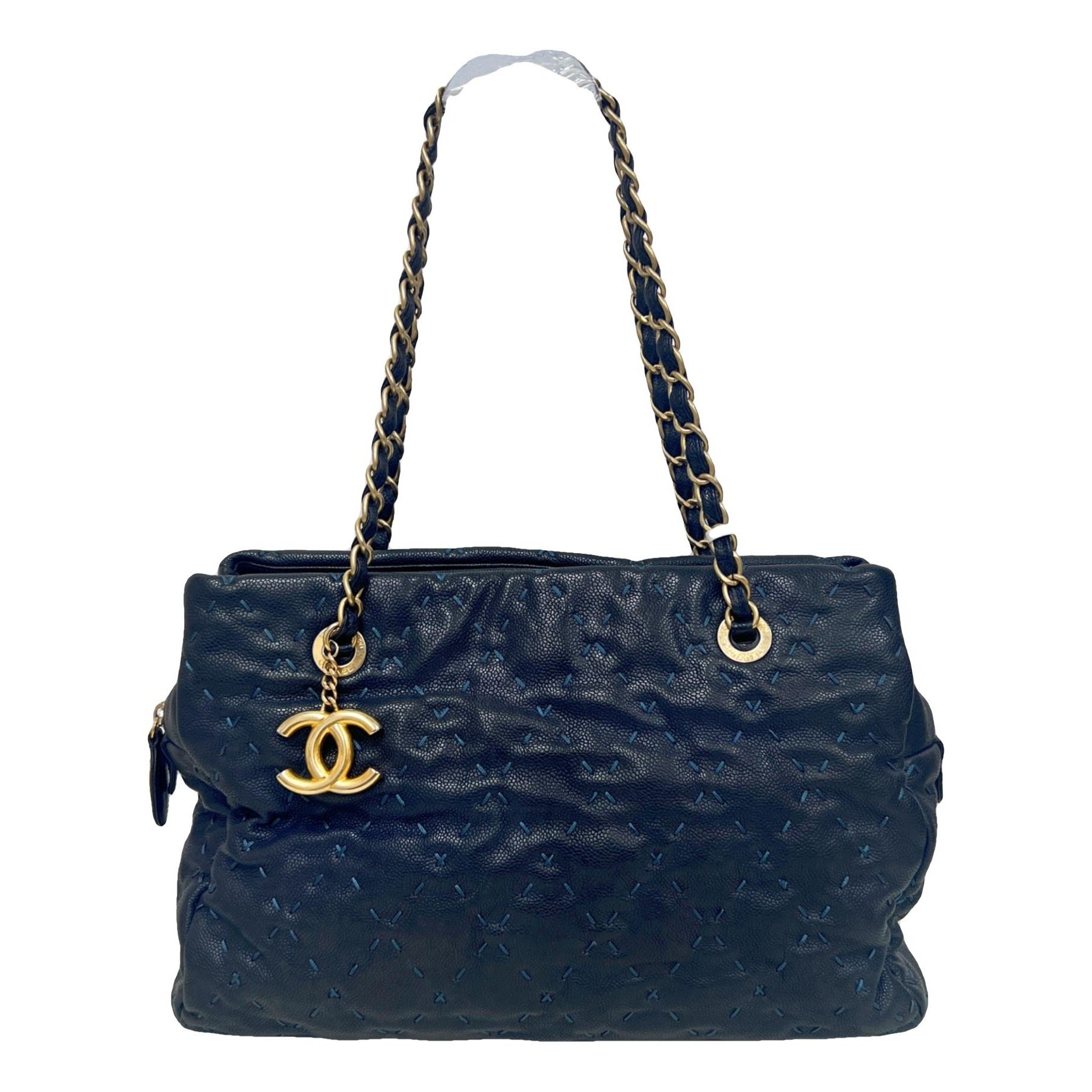 Leather tote